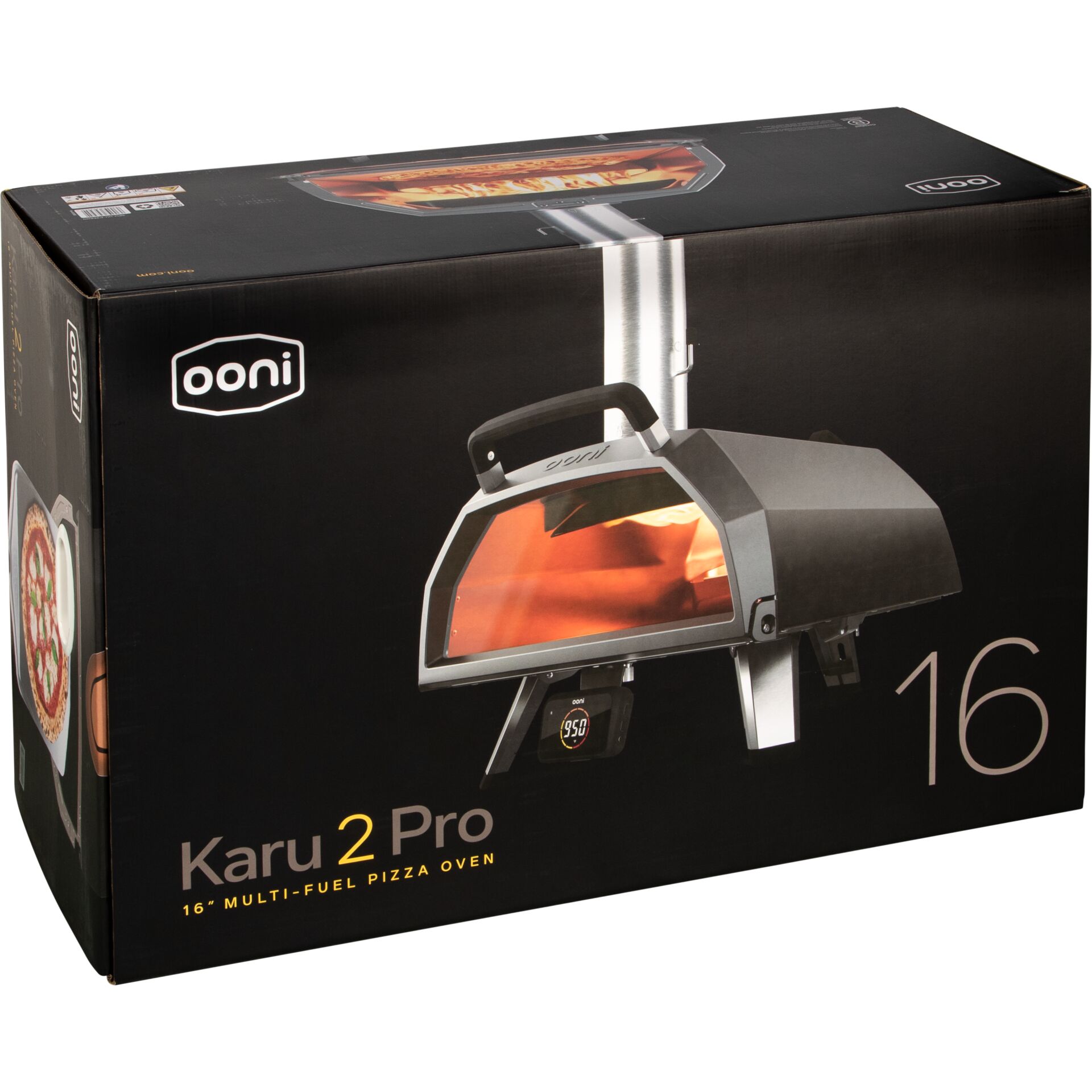 Pizzaofen, Karu 2 Pro, 16 Zoll, Multifuel, Grillofen