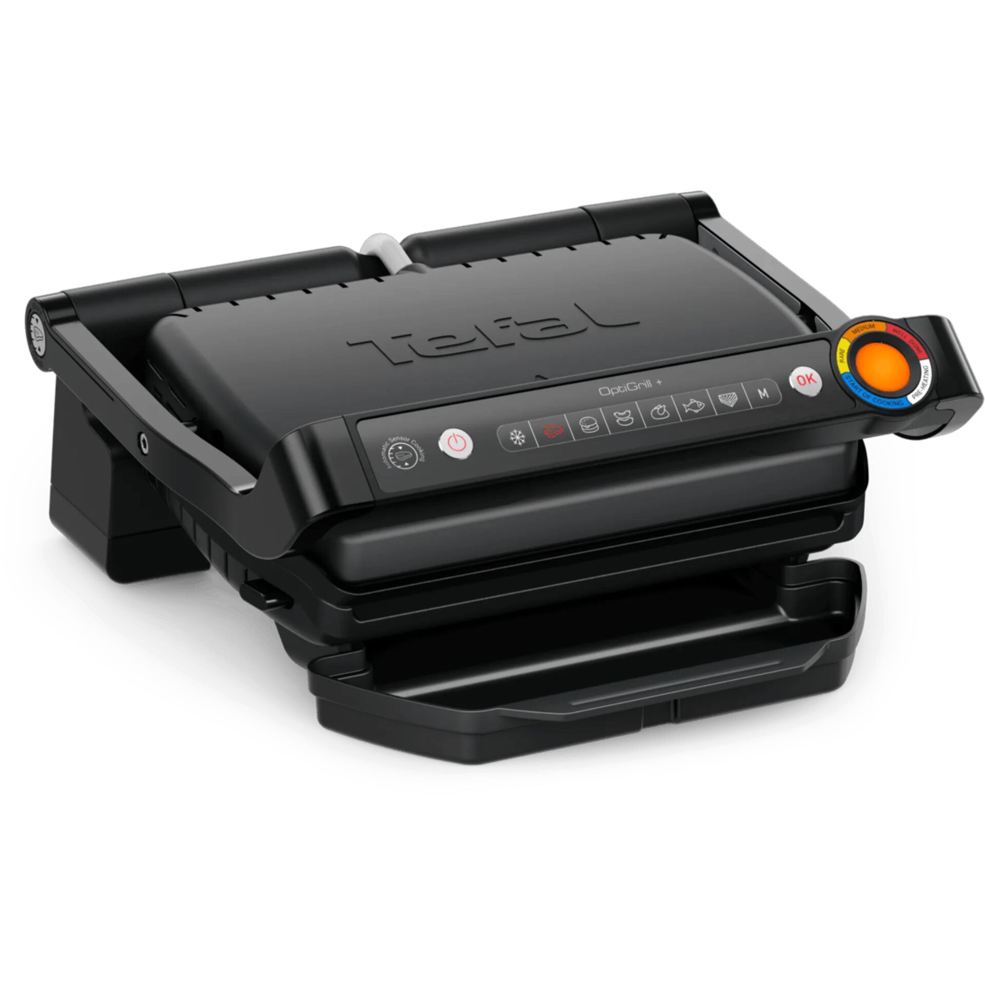 Kontaktgrill, elektrischer Grill, Antihaft, verstellbare Temperatur, kompaktes Design