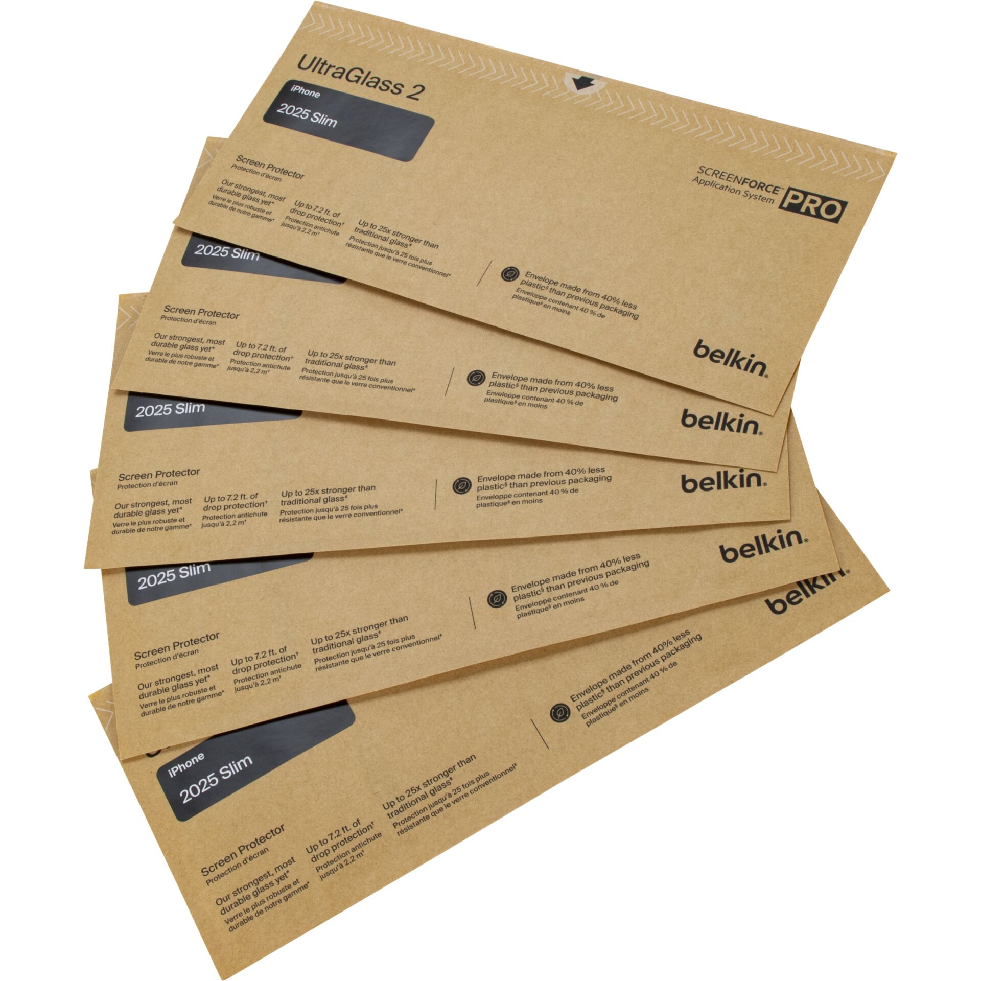 Screenprotector, iPhone, Slim, Verpackung, Belkin