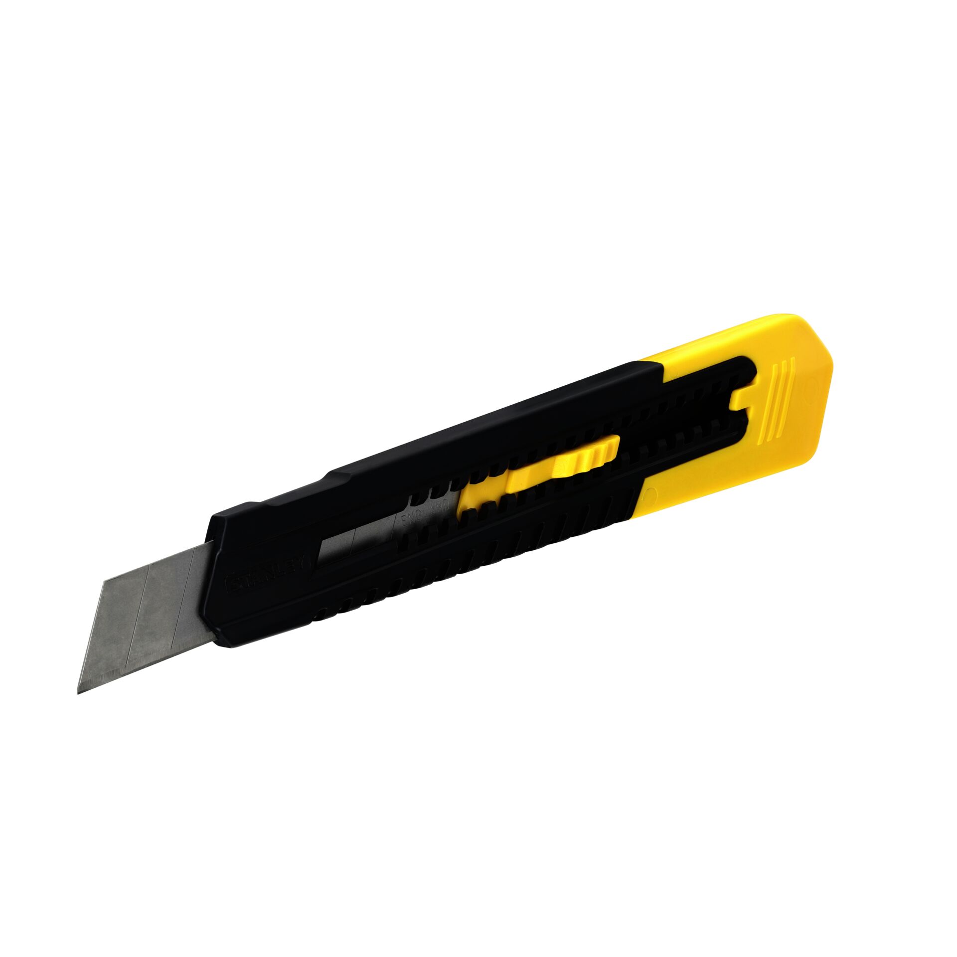 Utility-Messer, Klinge, ausziehbar, gelbes Grifffläche, Metallklinge