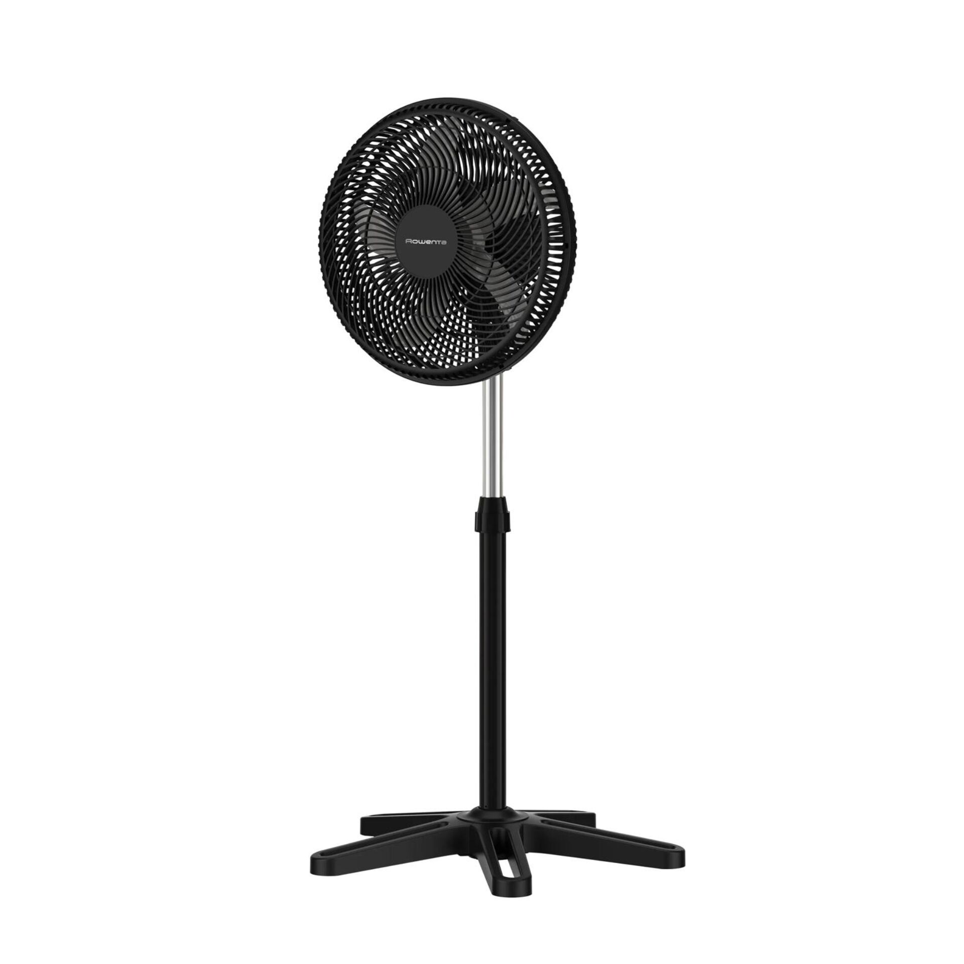 Ventilator, Standventilator, Schwarz, verstellbarer Ständer, Standventilator