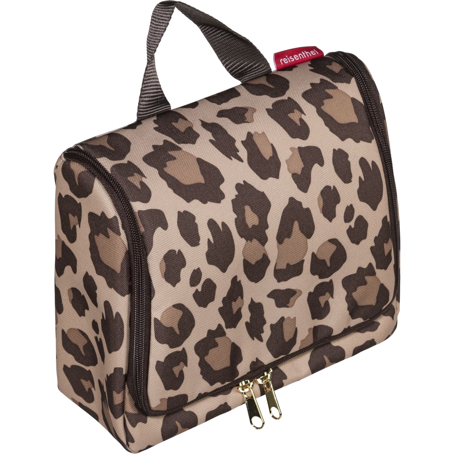 Leopardmuster, Kühltasche, Reiseetui, Reißverschluss, Top-Handle