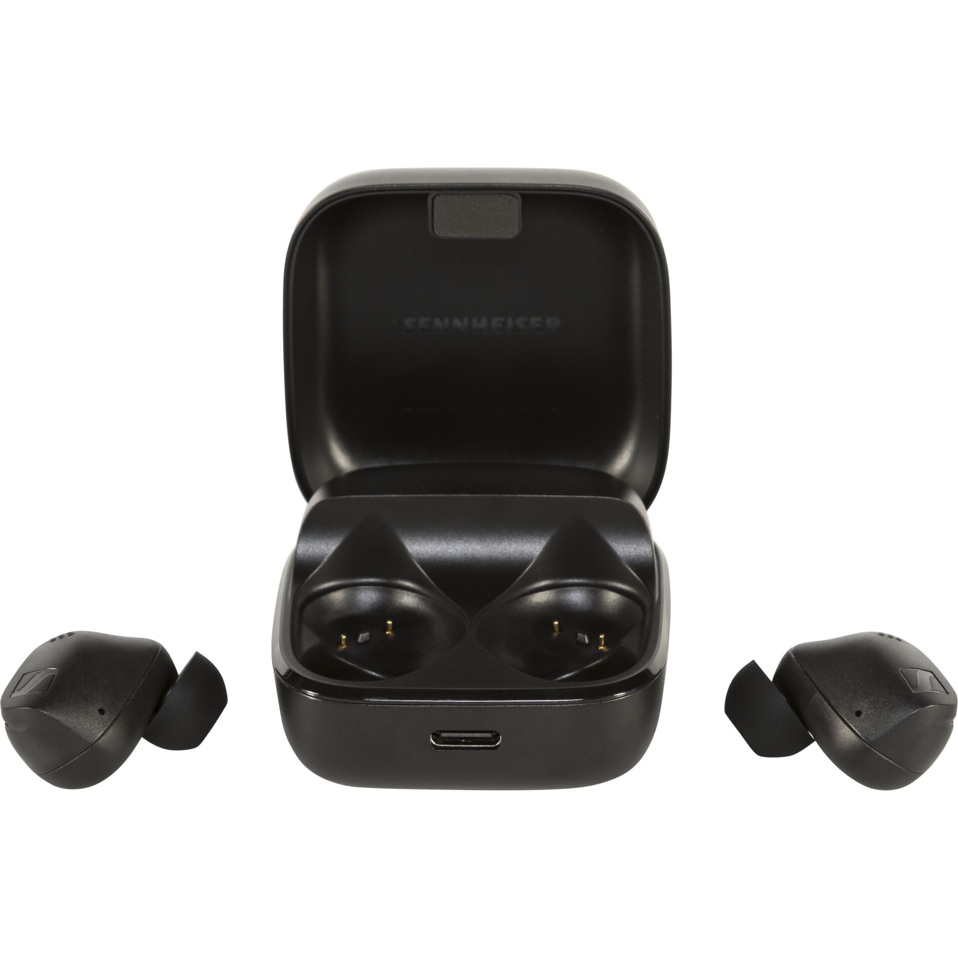 In-ear, Wireless, Case, USB-C, Black