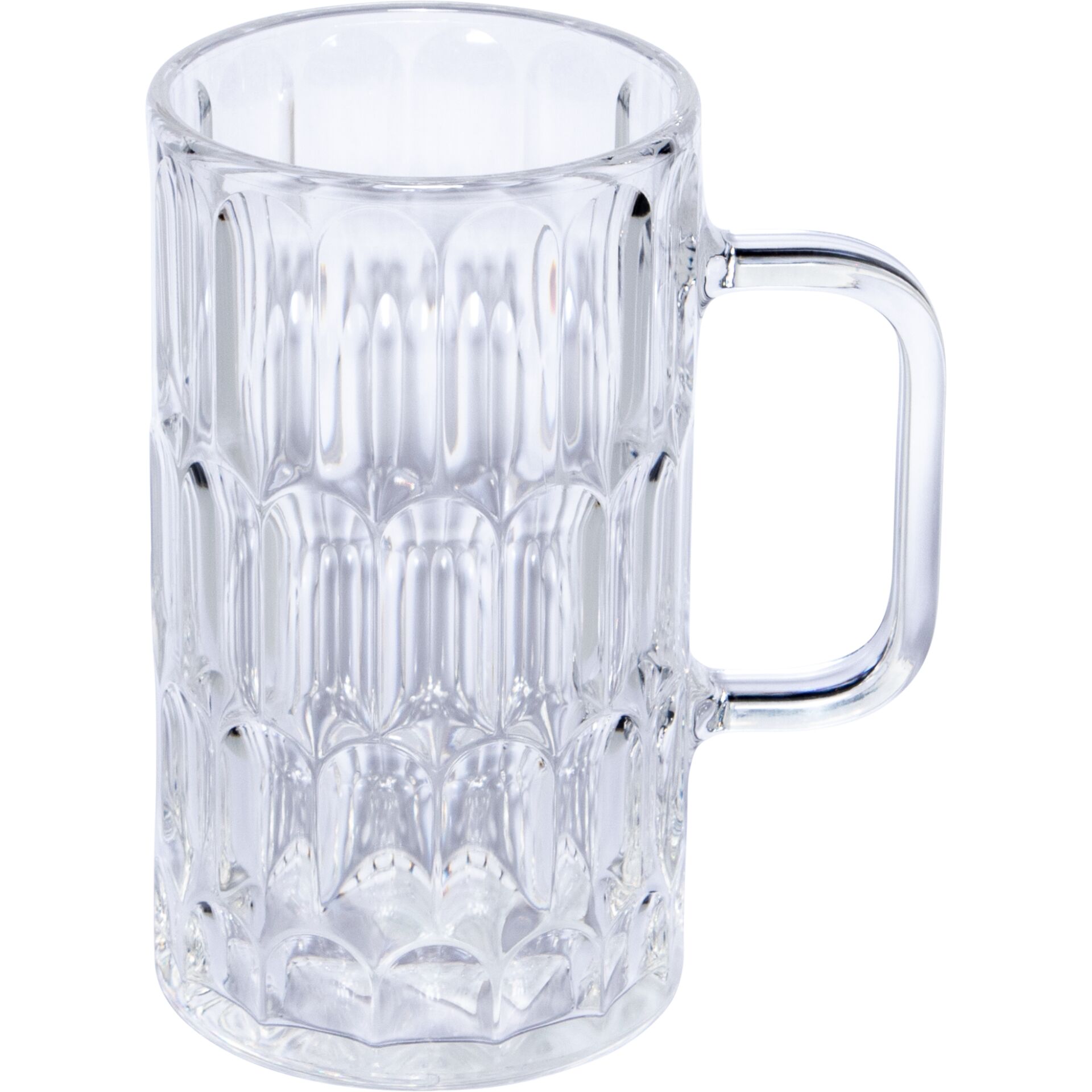 Gläser, Stielglas, Transparente Glas, Mustered Glas, Kaffeeglas