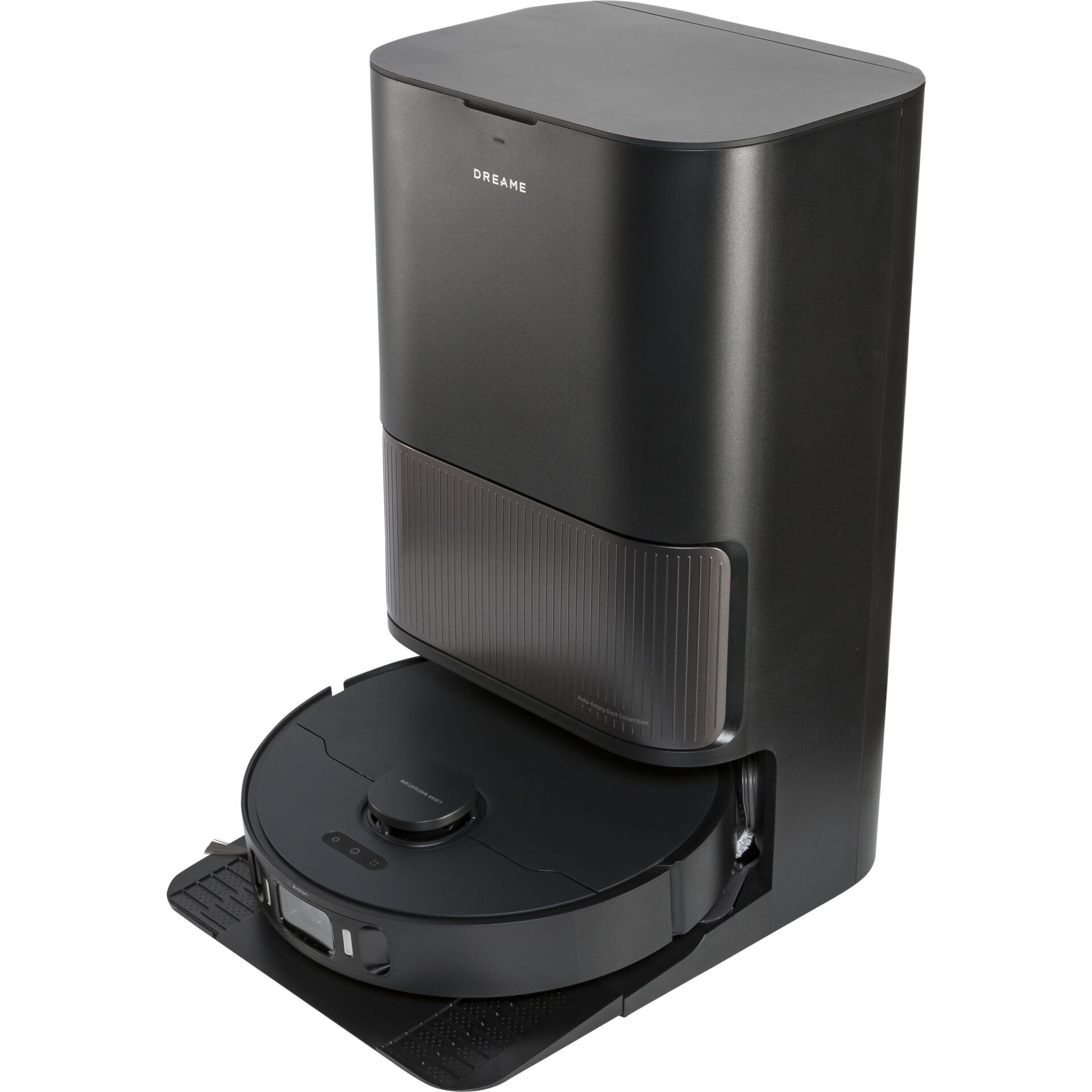 Robot vacuum, Saugroboter, Ladestation, Induction base, Schwarz