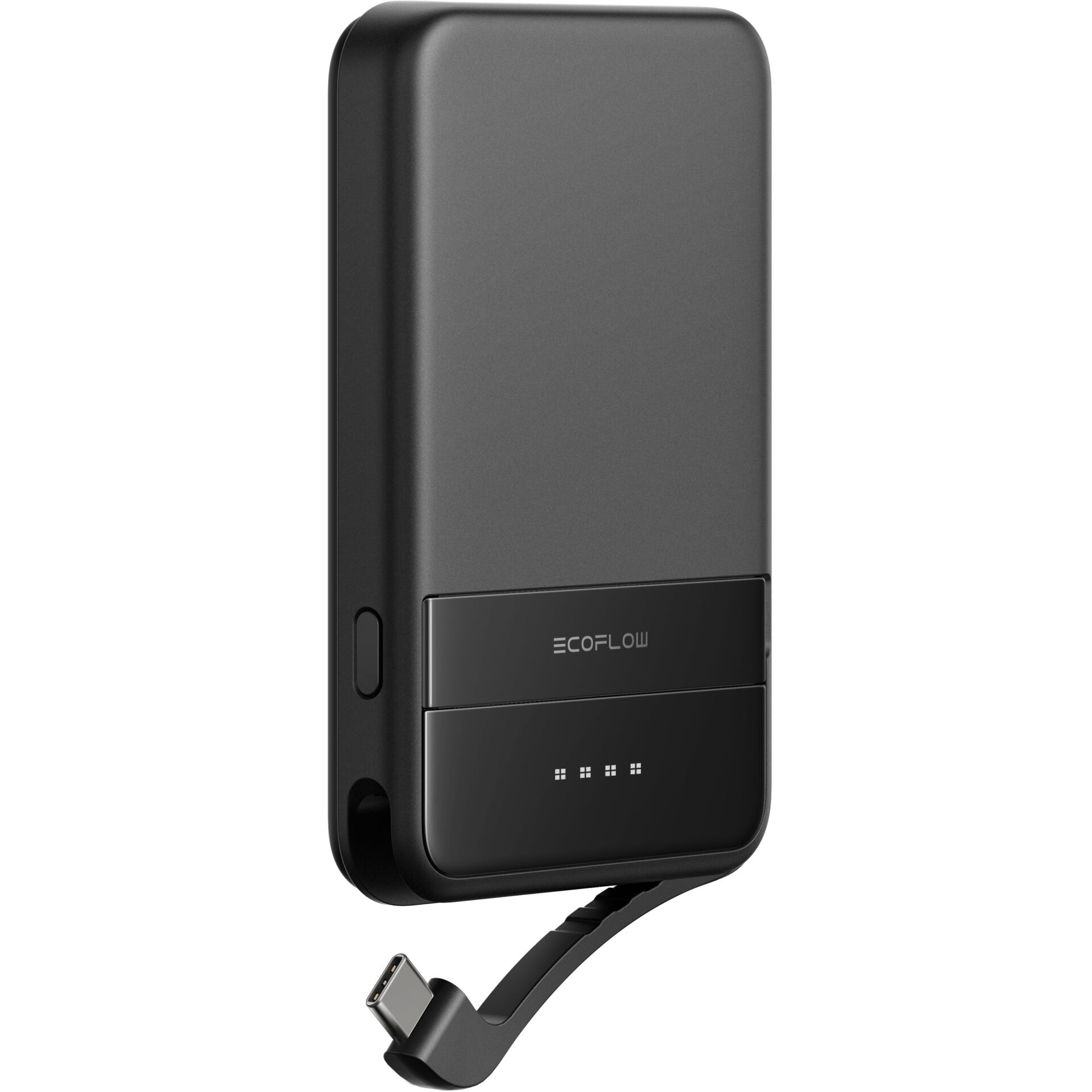 power bank, external battery, USB-C, USB-C, black