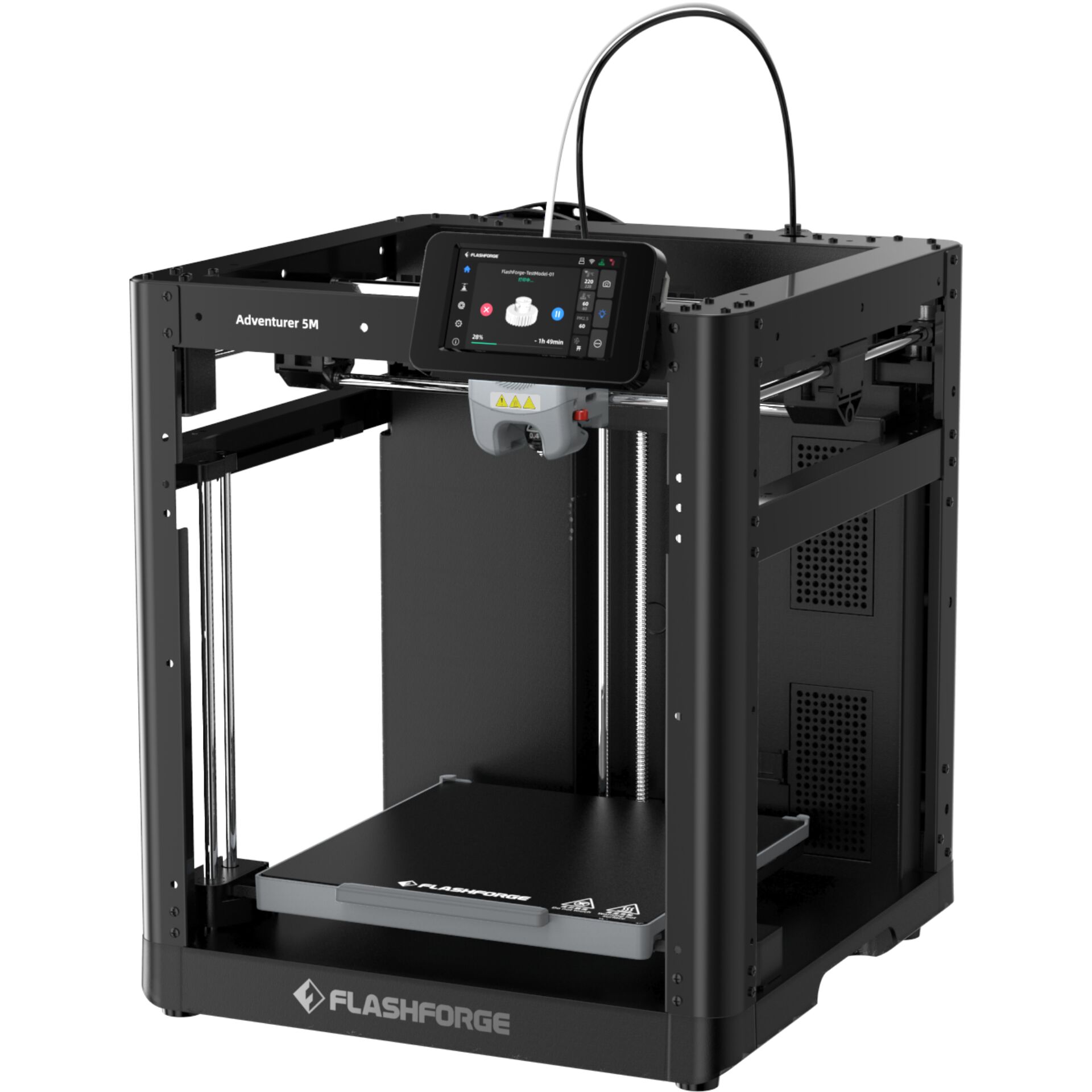 3D-Drucker, FDM-Drucker, Flachbett, Schwarz, Touchscreen