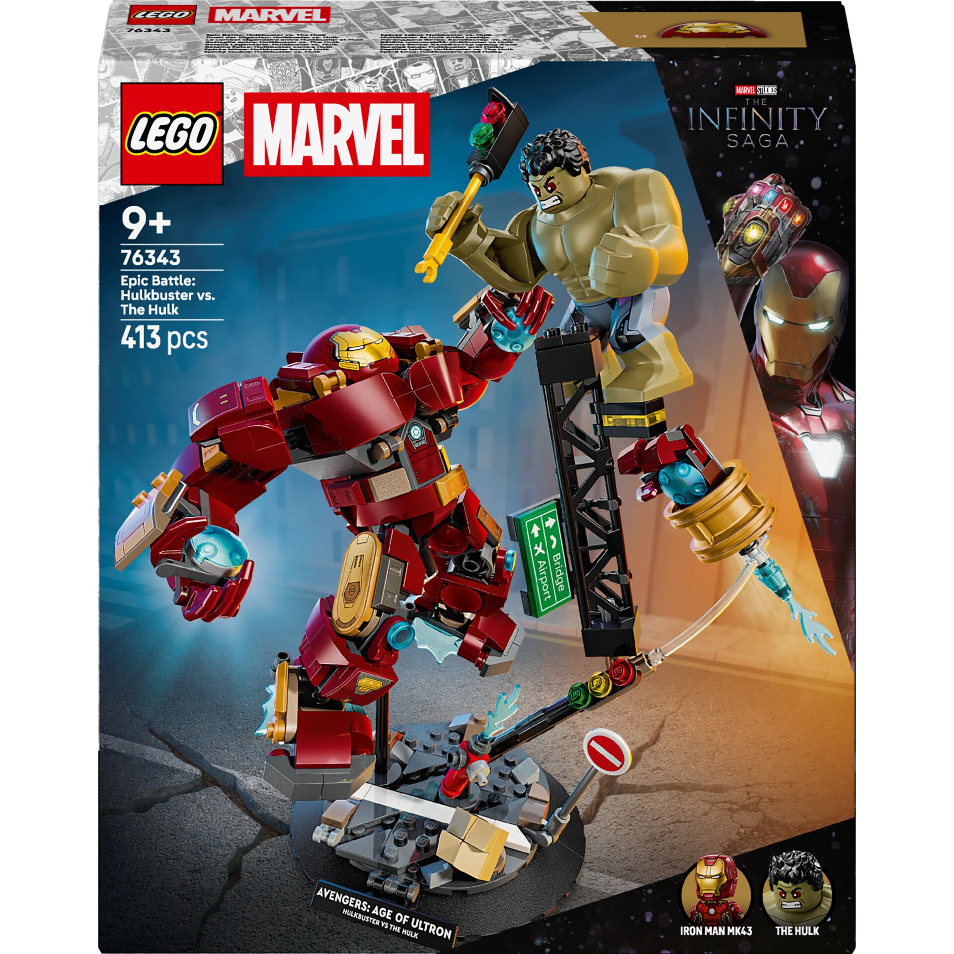 lego, marvel, hulk, iron man, alter age 9+