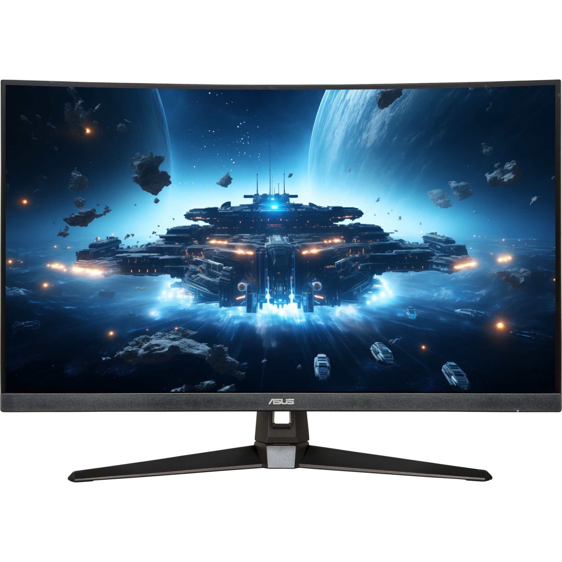 monitor, gaming, gepannt, LED, 24-27 Zoll