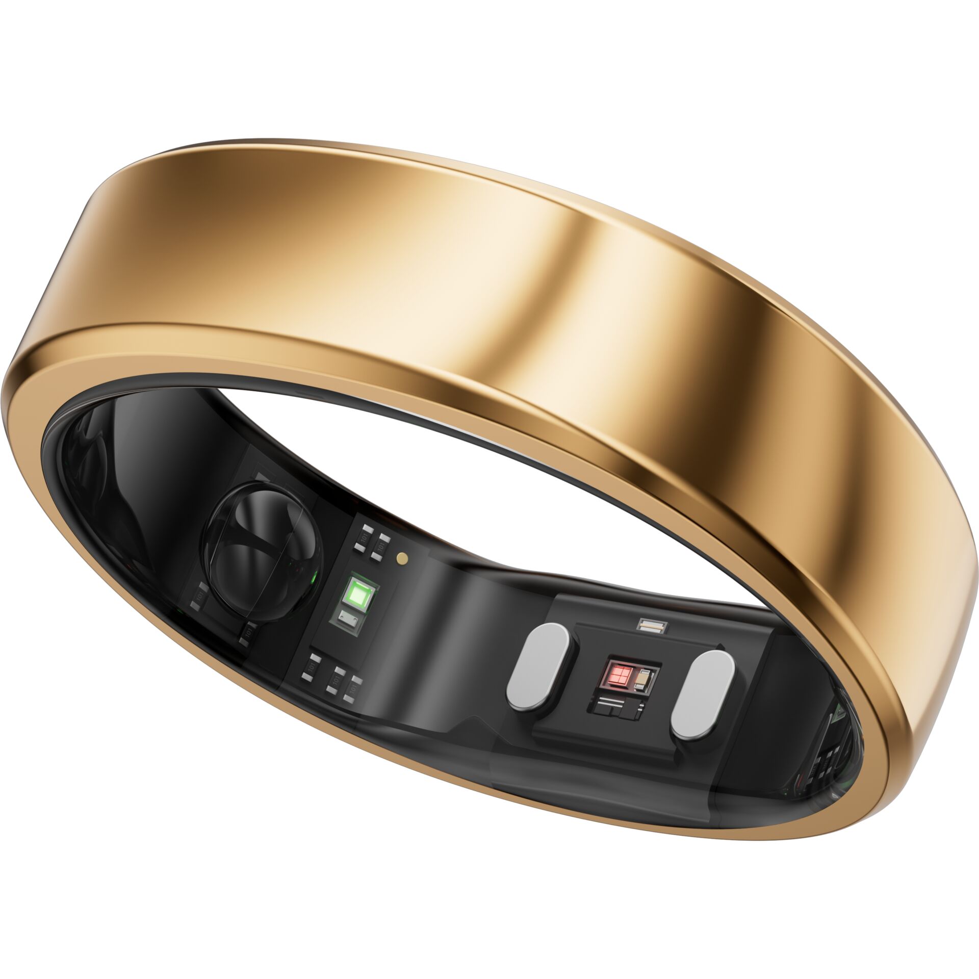 Zubehor, Schmuck, Ring, Zubehor, Schmuck, Ring, ring, gold, intelligent ring, LED lights, charging contacts