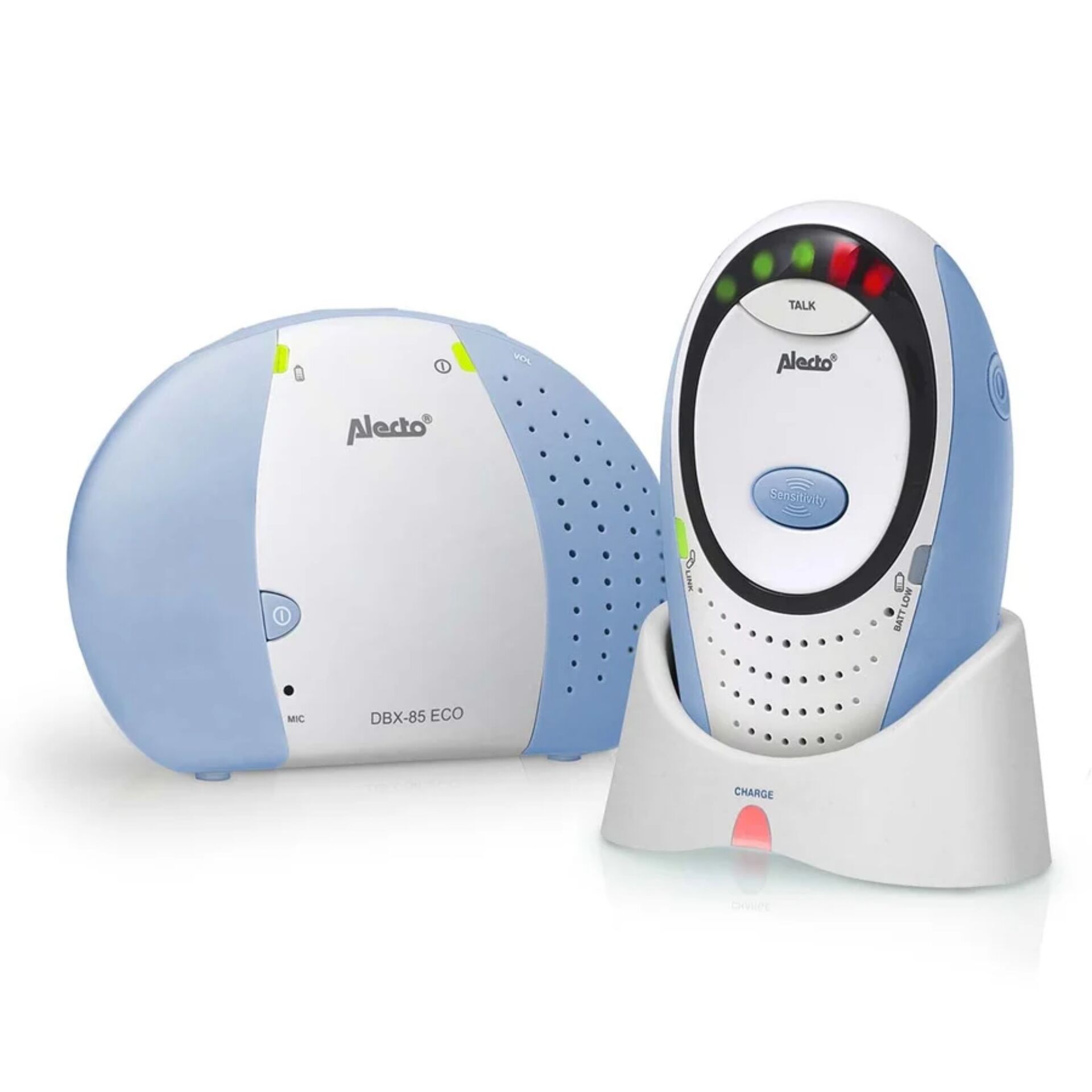 Baby‑Monitor, Drahtloses System, Eco, Blau, Ladehalterung