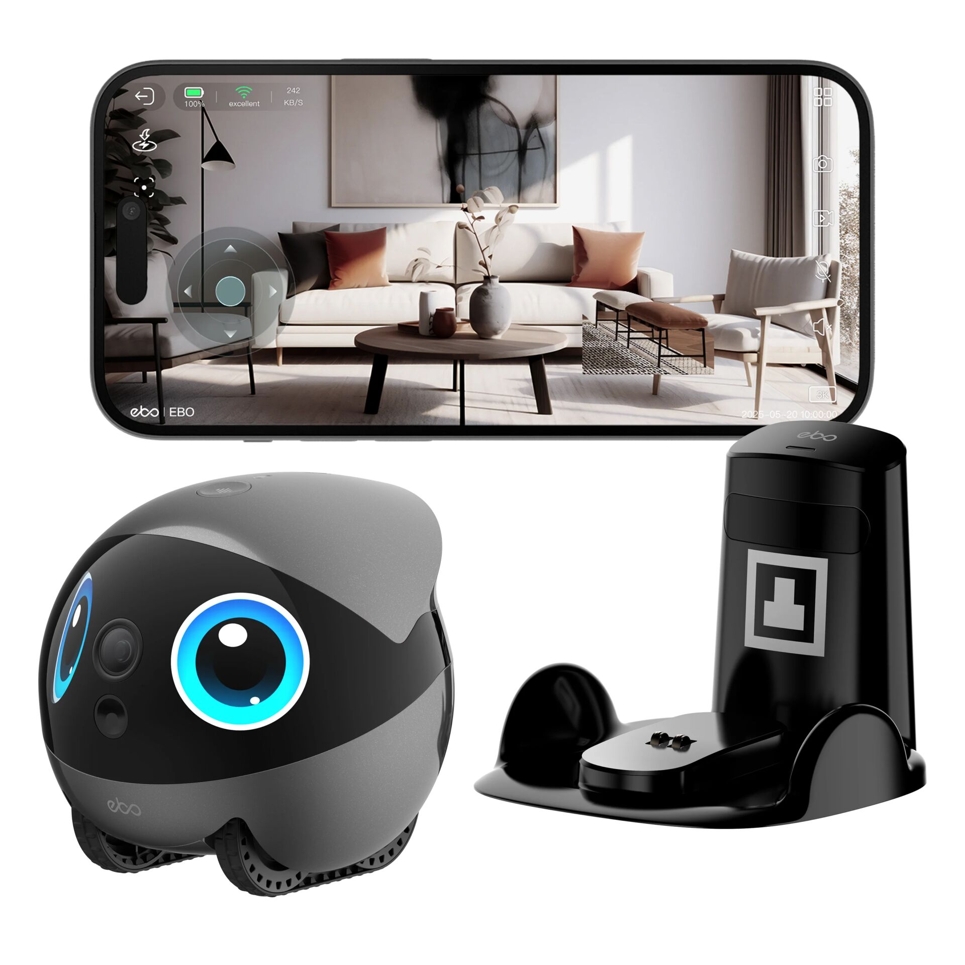 Roboter, Kamera, Lade Dock, Ladestation, Smartes Spielzeug