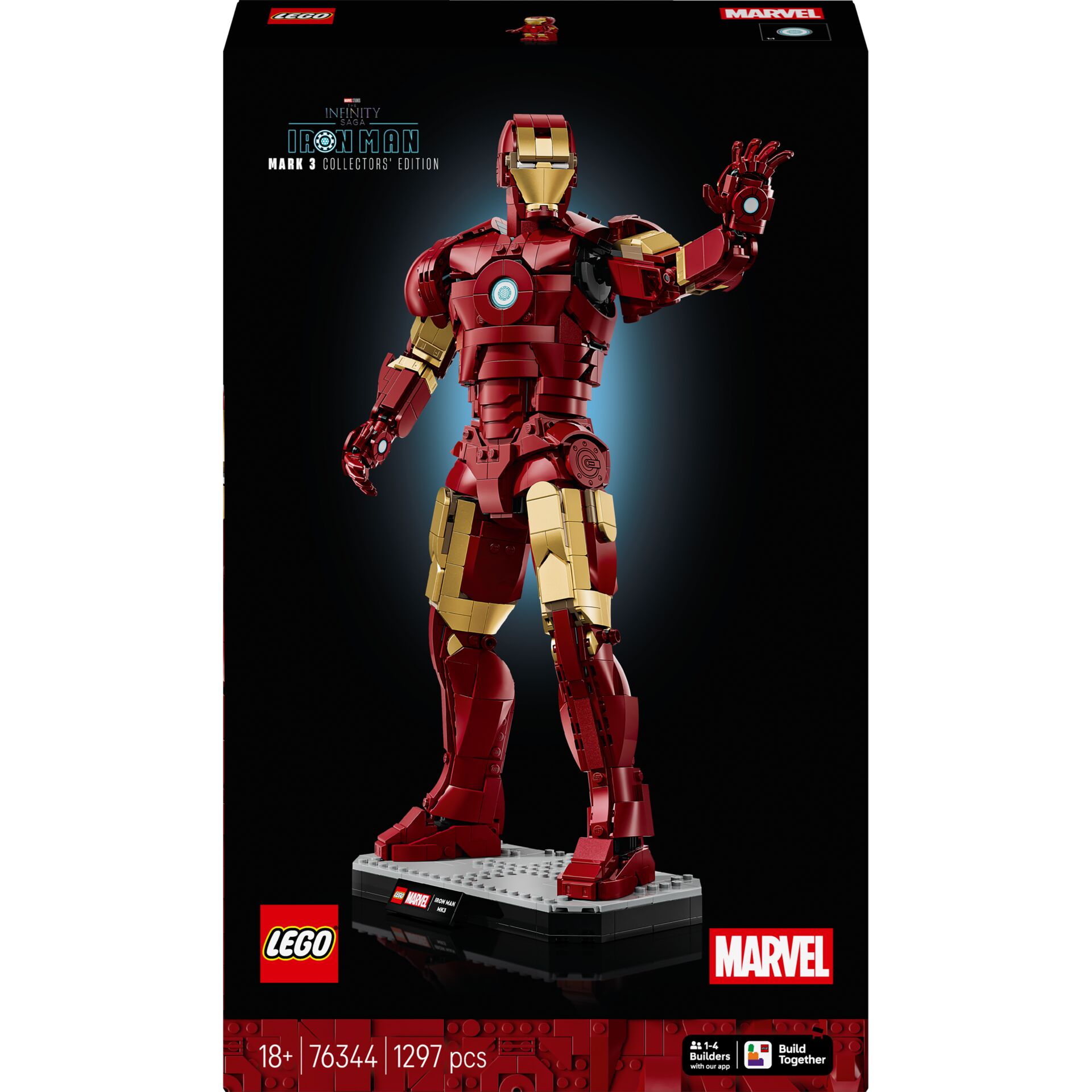 Iron Man, Figur, LEGO, Marvel, Statue
