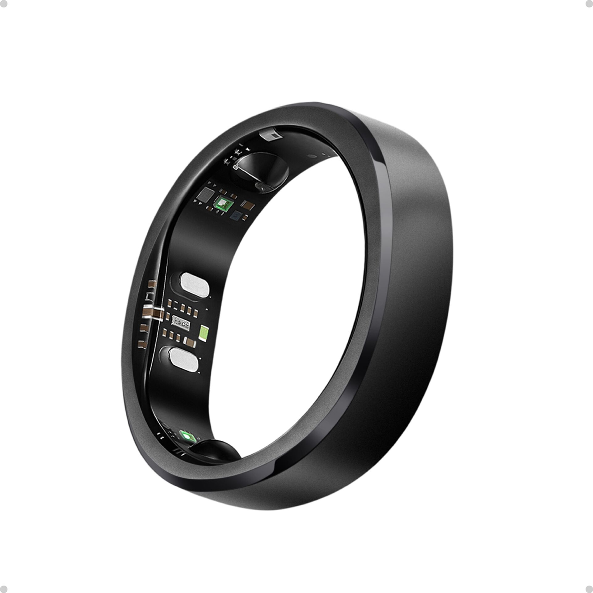 Fitness, Smartband, Ring, Schwarz, Induktives Laden