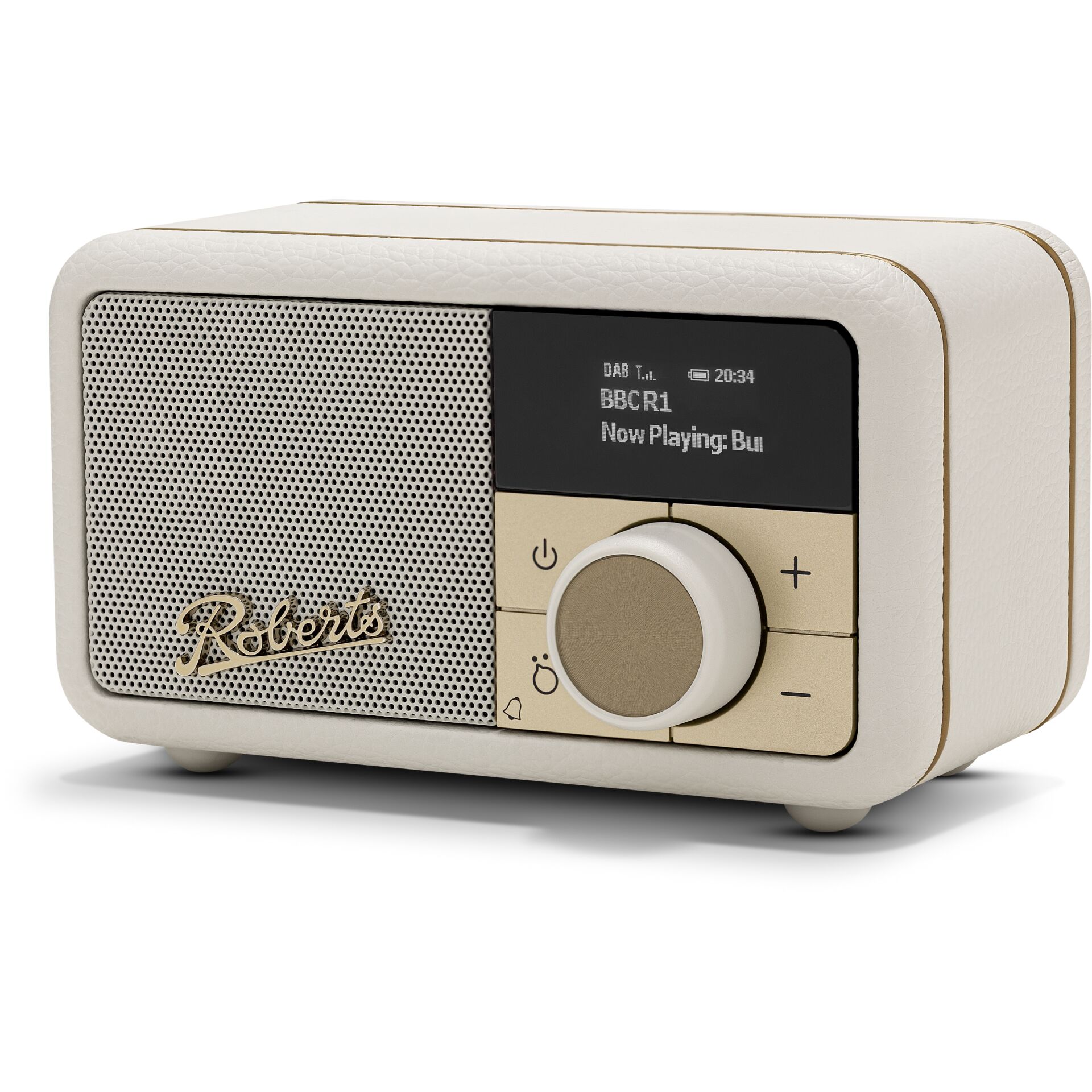 Radiotonne, Bluetooth, Tischradio, Holzoptik, Kästchen-Display
