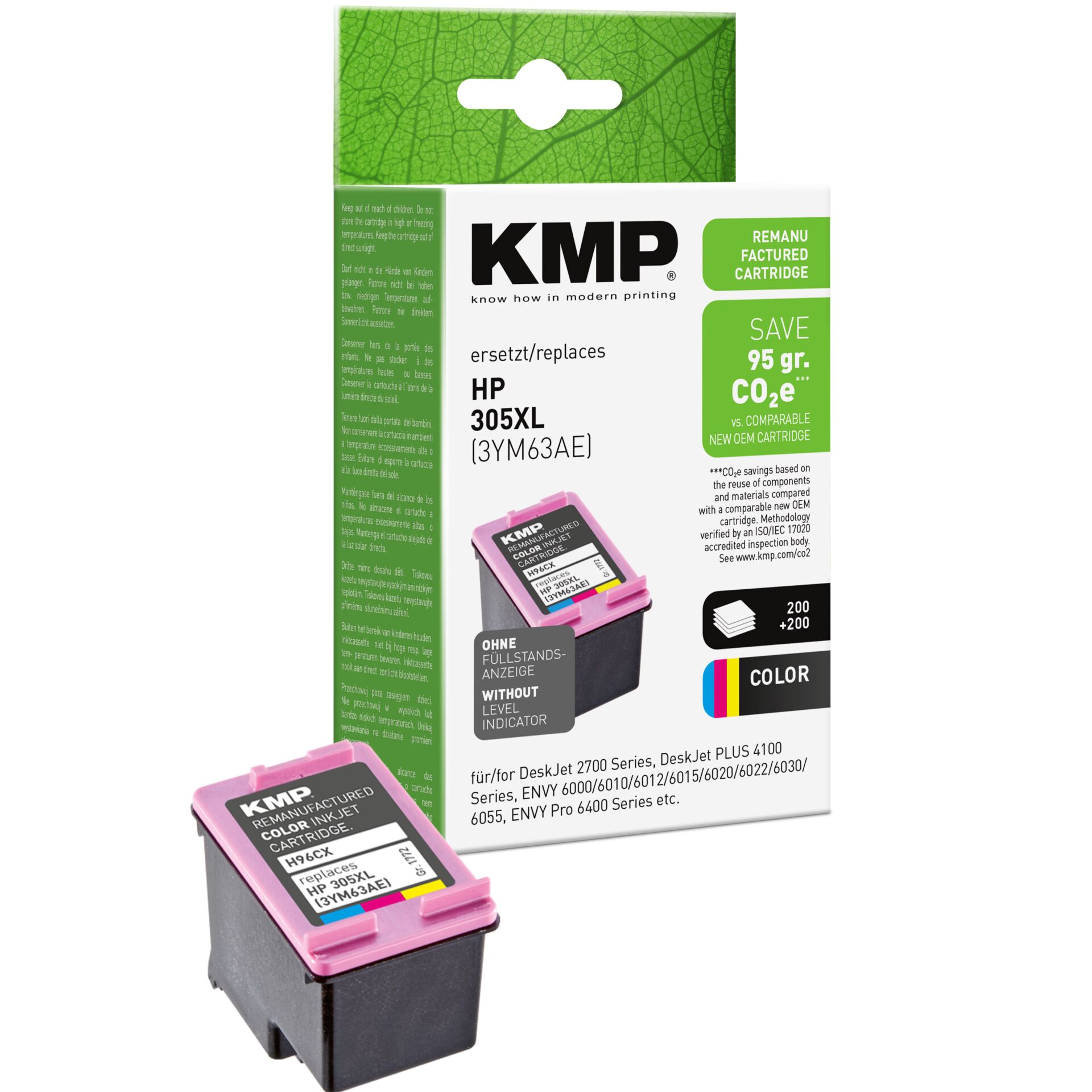Adapter, Computerausrüstung, Werbung, Plakat, QR-Code, Tintenpatrone, KMP, Farbkopierpatrone, HP 305XL, Magenta