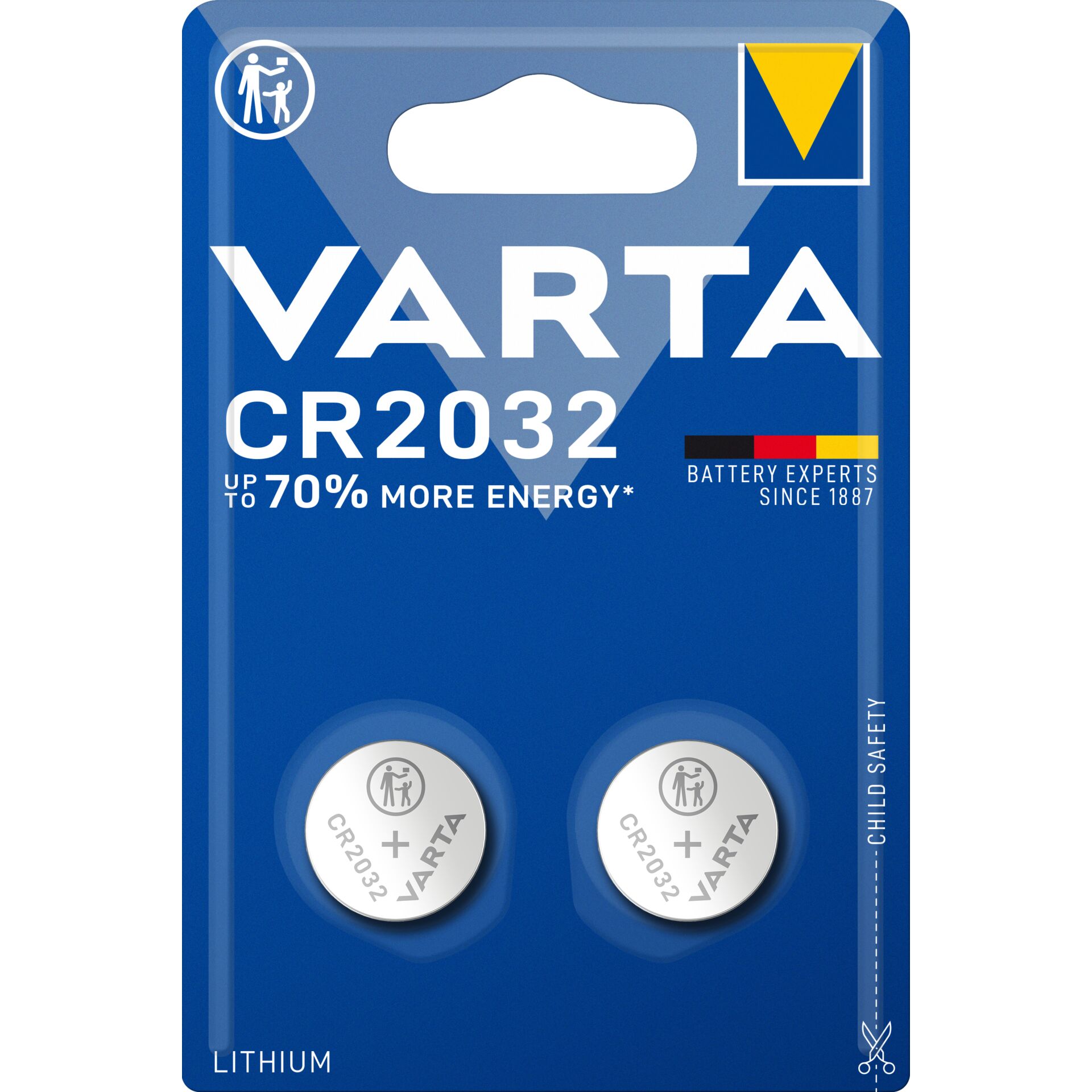 1x2 Varta electronic CR 2032
