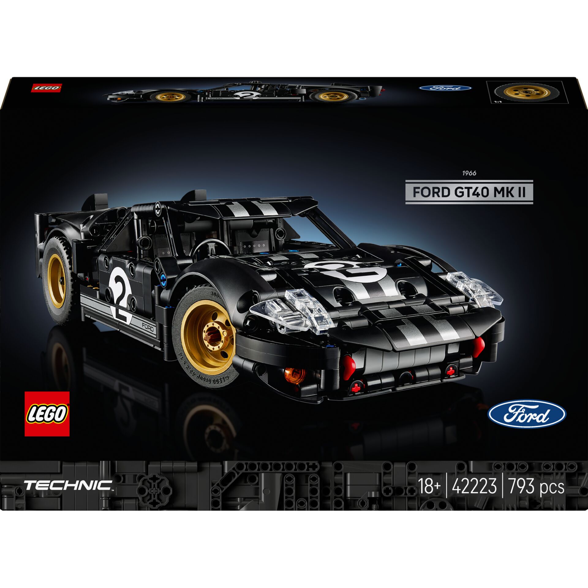 LEGO, Technic, Rennwagen, Ford GT40, Modellbauset