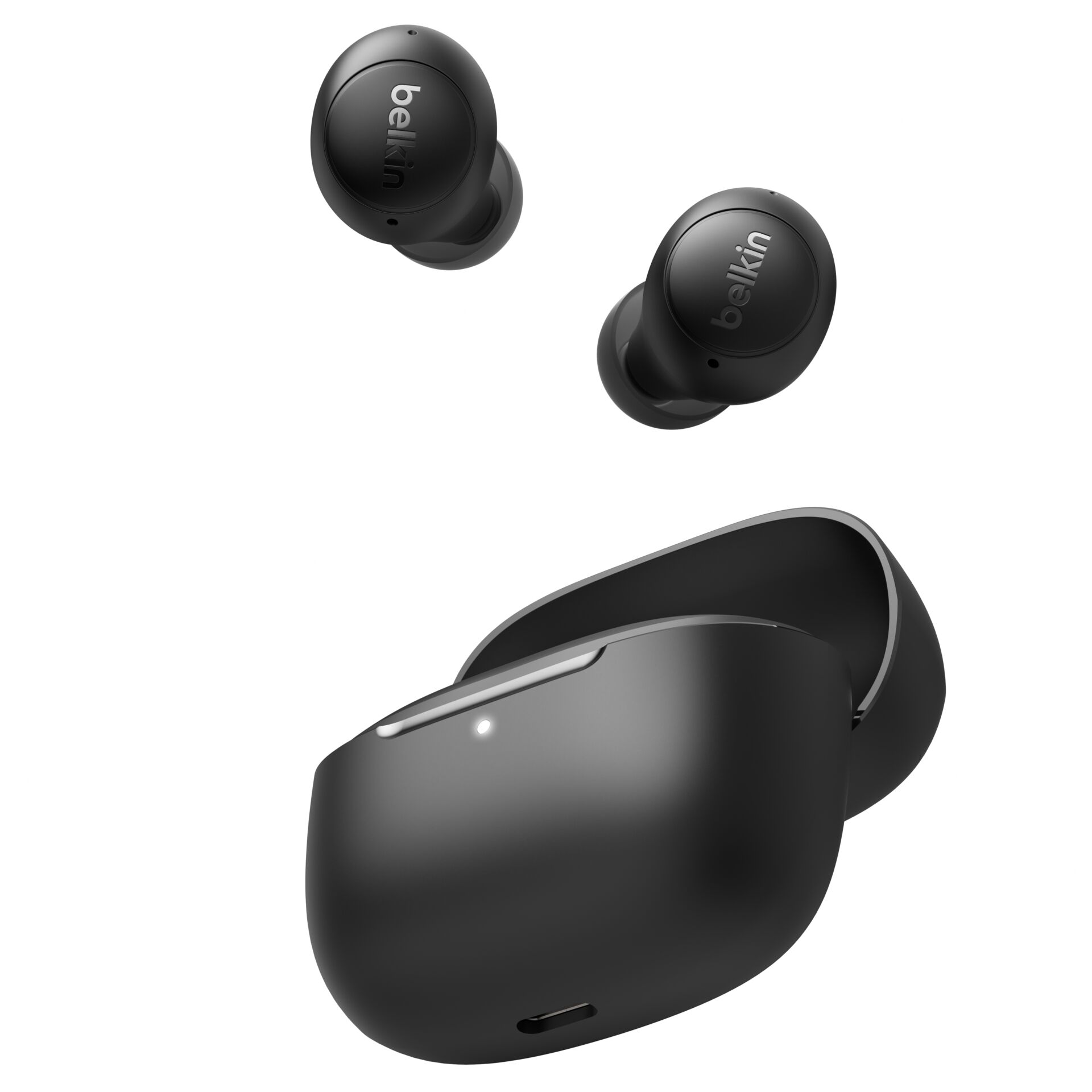 In-Ear, Kopfhörer, Bluetooth, Schwarz, Ladehülle