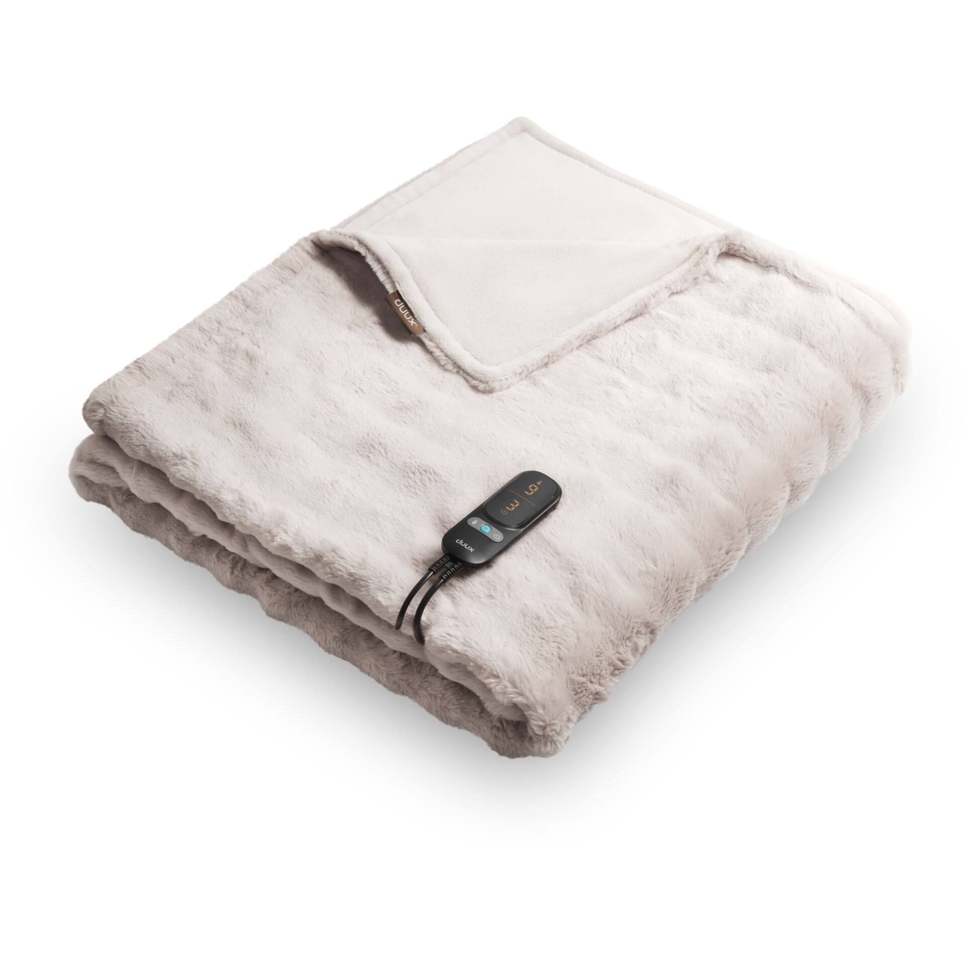 Heizdecke, Fleece, Viereckig, Kabelsteuerung, Bezug