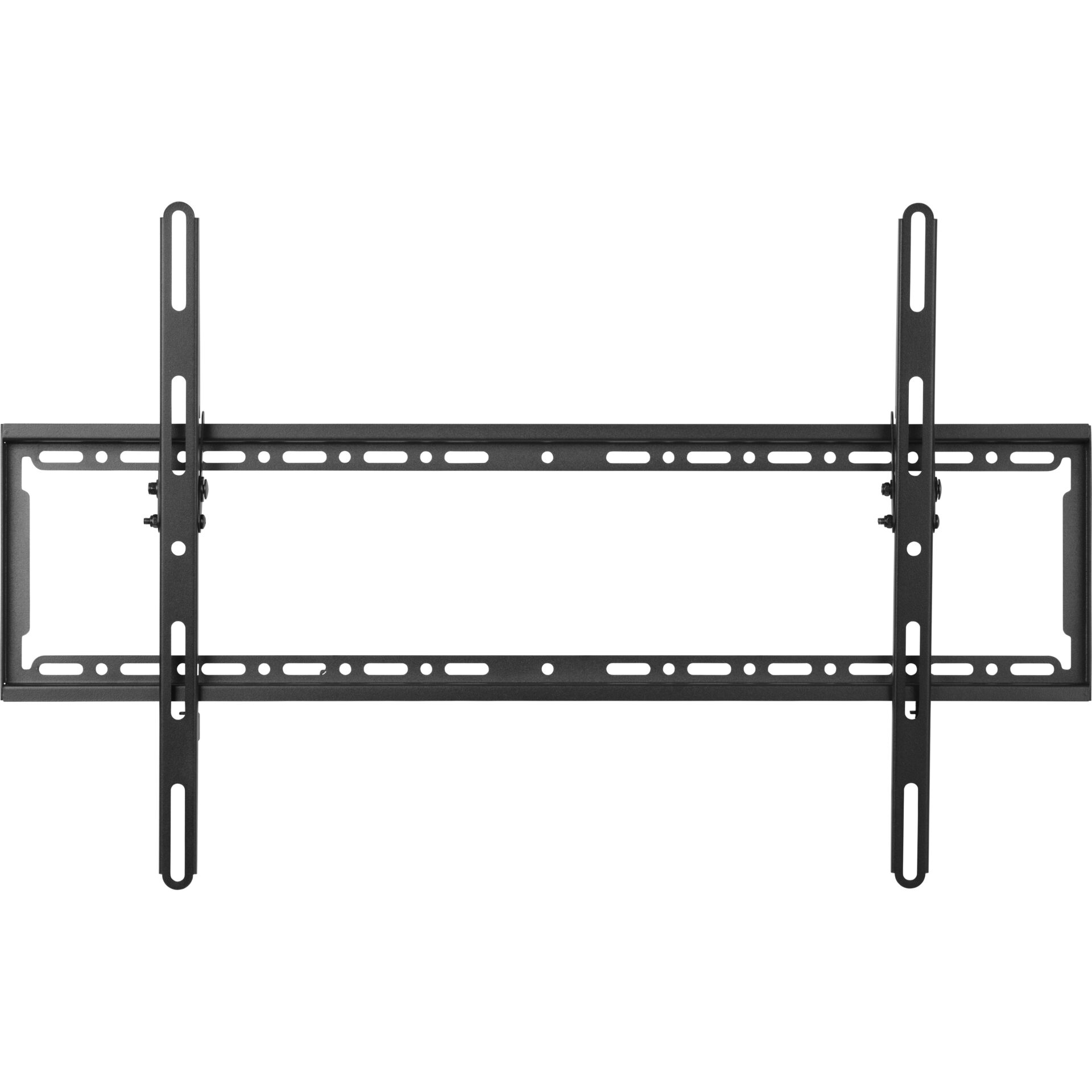 TV-Wandhalterung, Metall, Schwarz, Wandmontage, Verstellbare Schienen