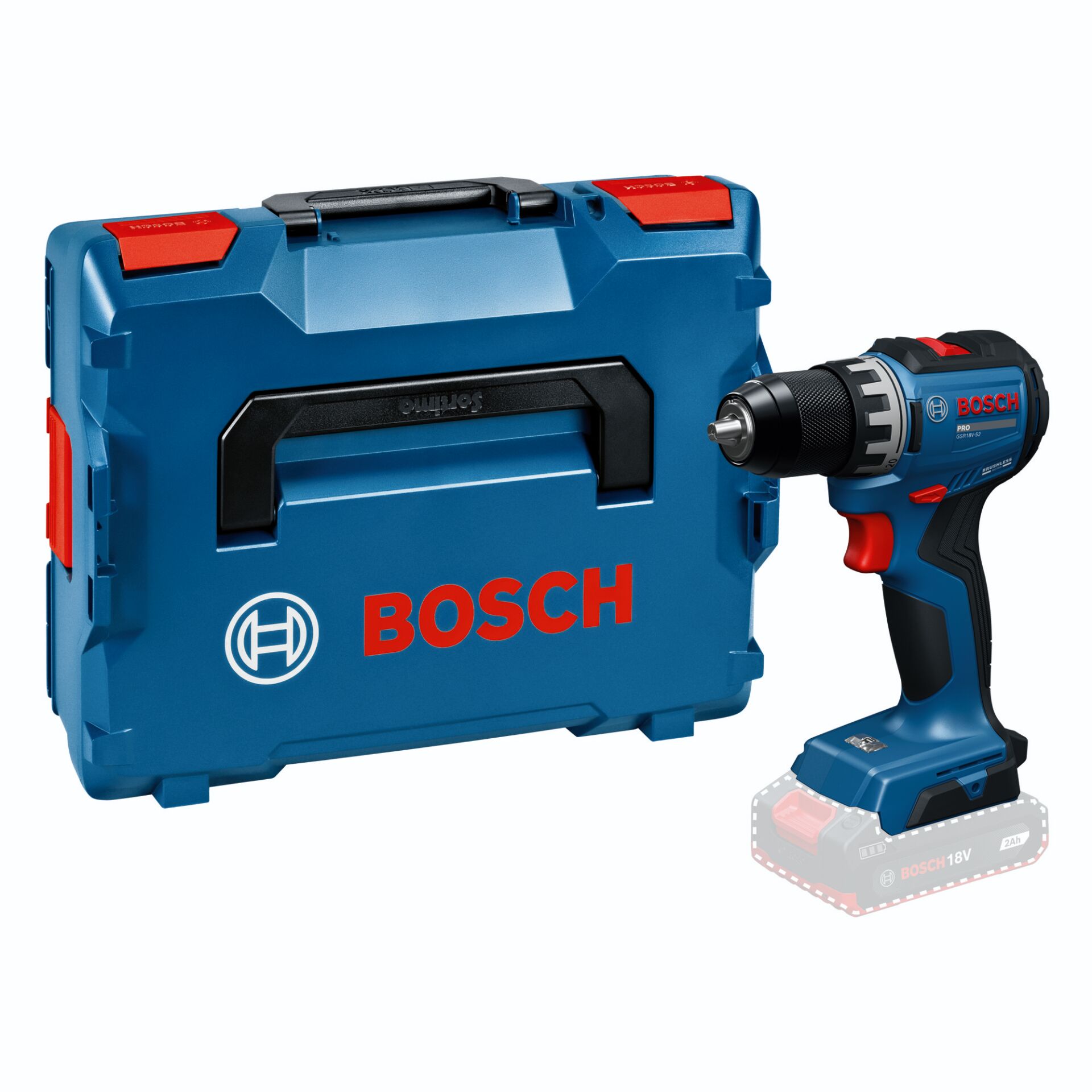 Koffer, Bohrmaschine, Akkuschrauber, Bosch, Blau