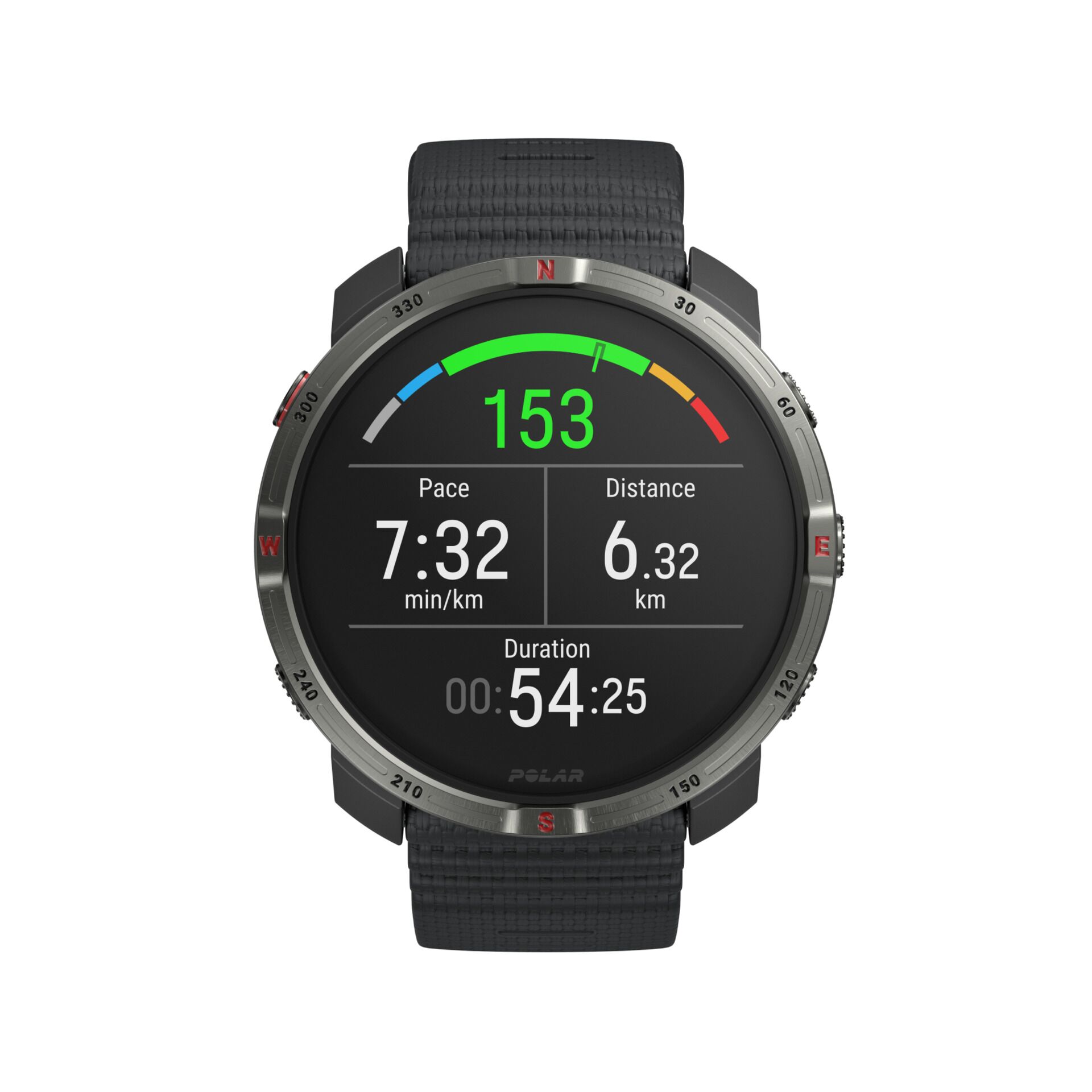 smartwatch,  GPS,  runder display,  schwarzes armband,  digitale anzeige