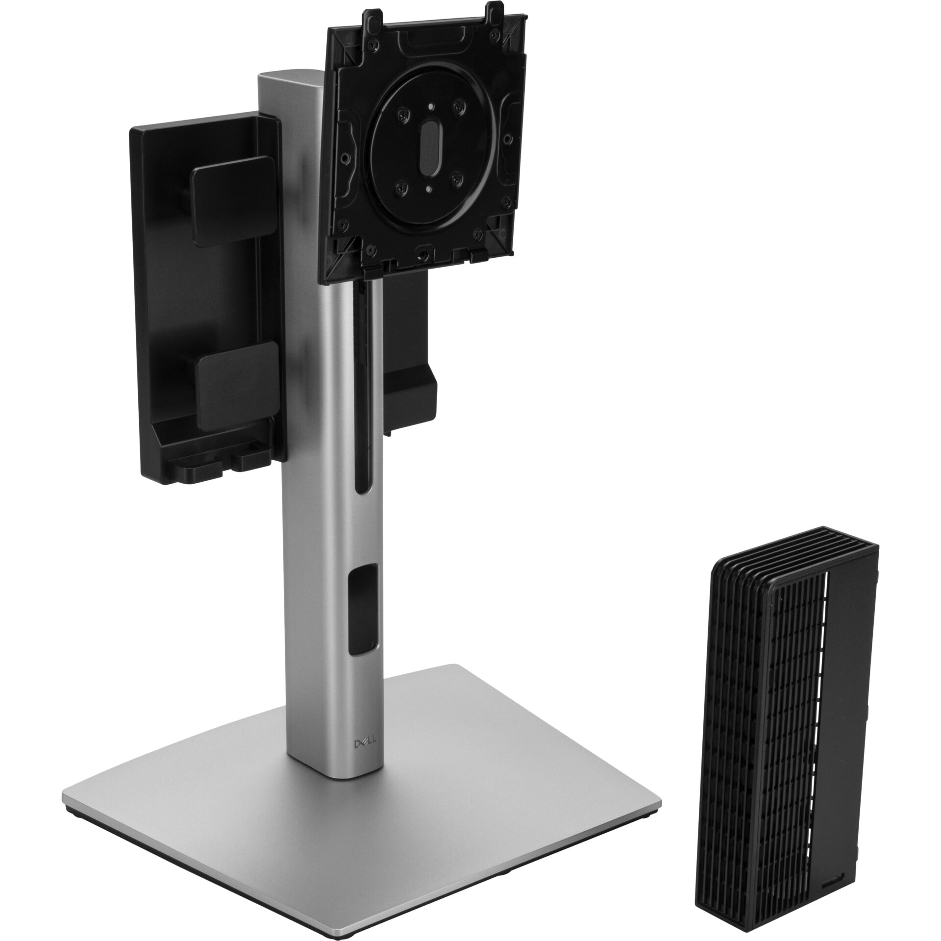 Kiosk, Elektronik, Bildschirm, Mobiliar, Monitorarm, Vertikale Halterung, Silberner Ständer, USB-frei, Dual-Monitor-Aufbau