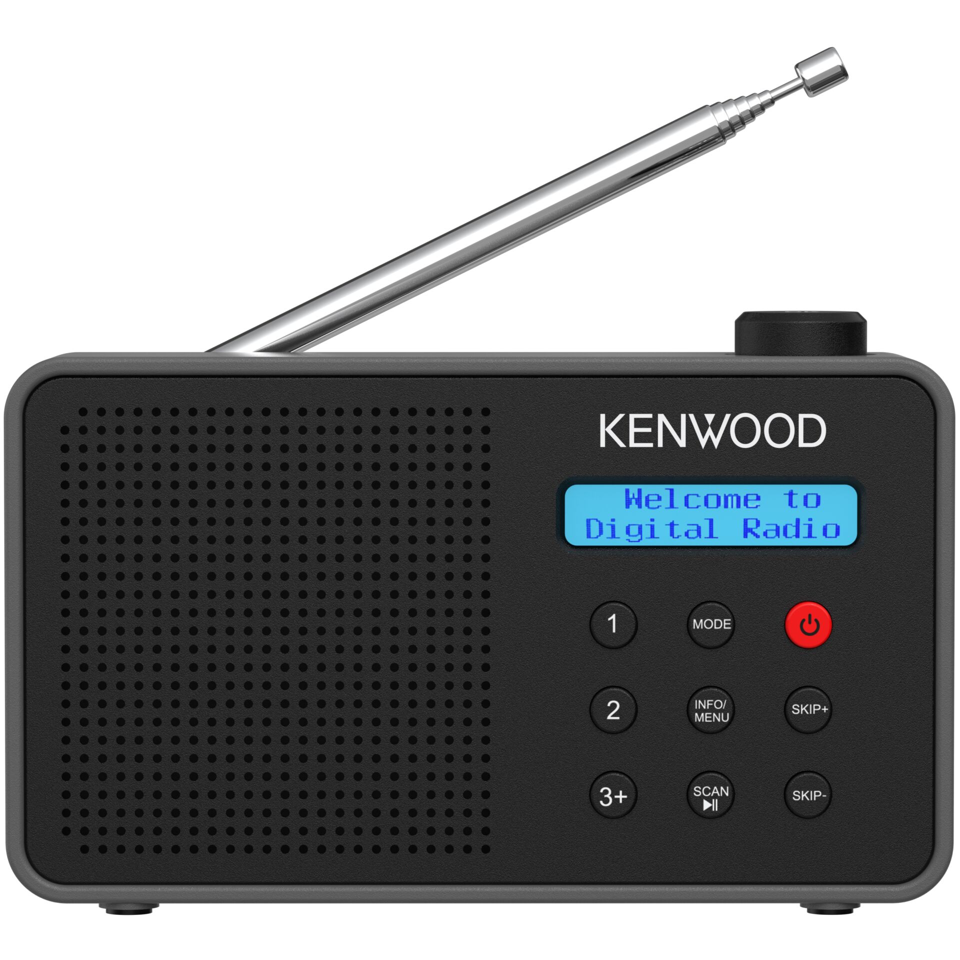 Radio, Digitalradio, Kenwood, Antenn, LCD-Anzeige