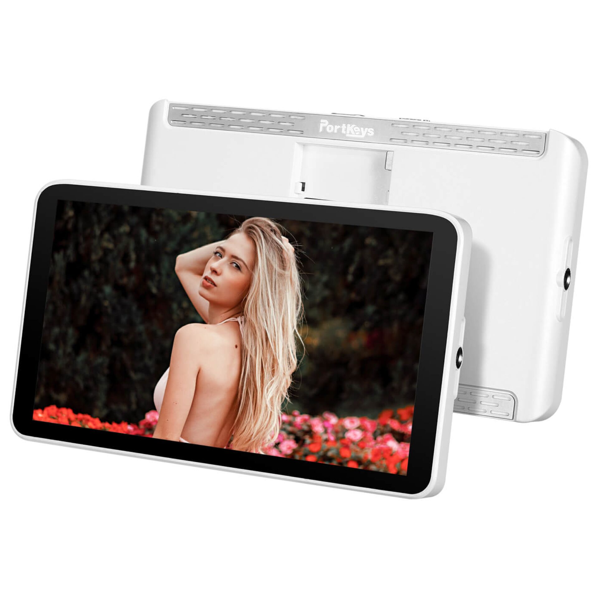 tablet, 7-inch tablet, touchscreen, grau, rückseite panel mit stand