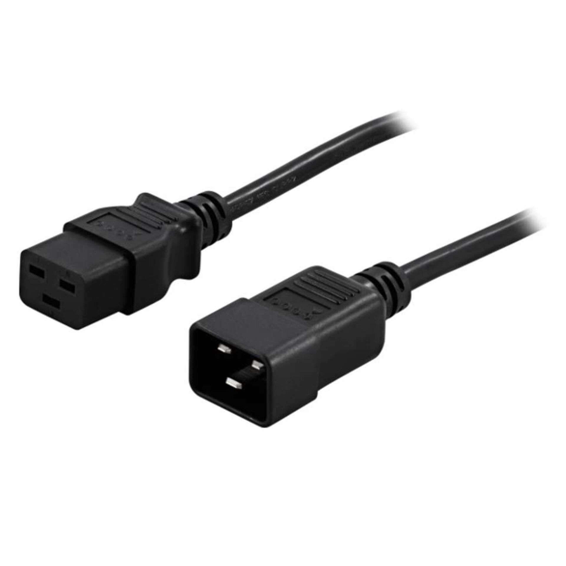 Netzteil-Kabel, IEC-C13 Kabel, Steckverbinder, Schwarz, Elektrik