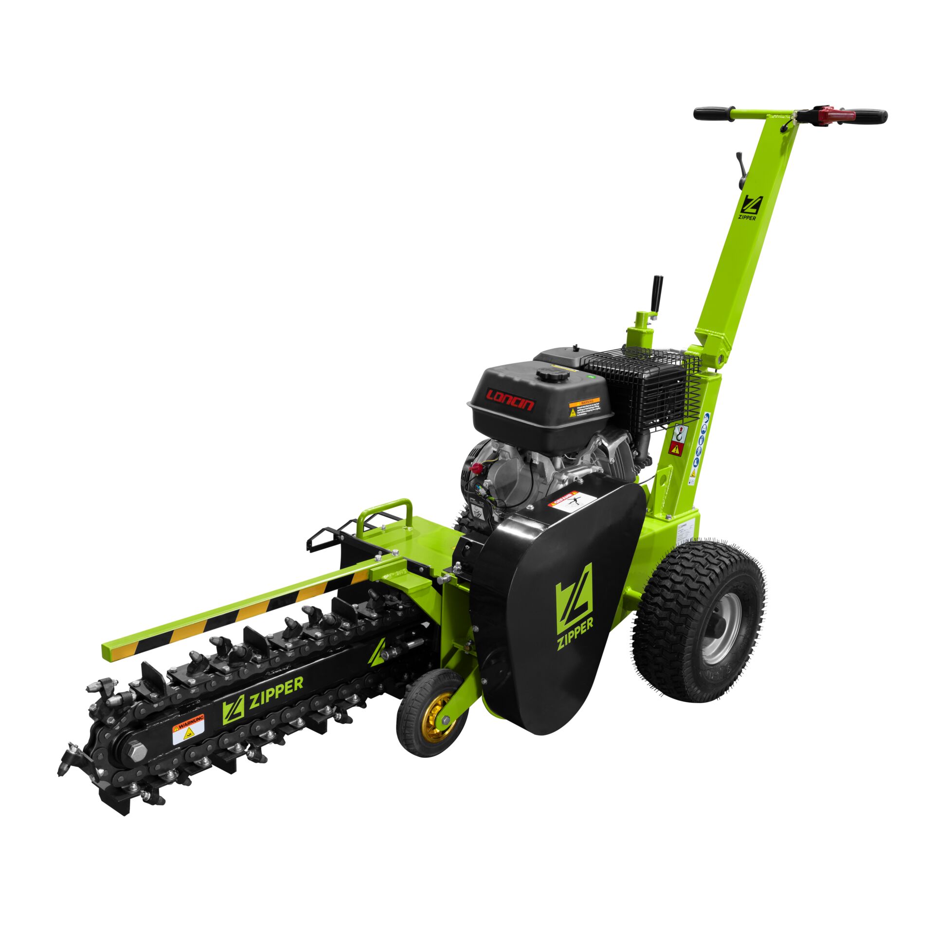 Mörtelrührer, Kettenschnecke, Gasmotor, Grüne Maschine, Reifen, Hubschra, But wait: image shows a green machine?