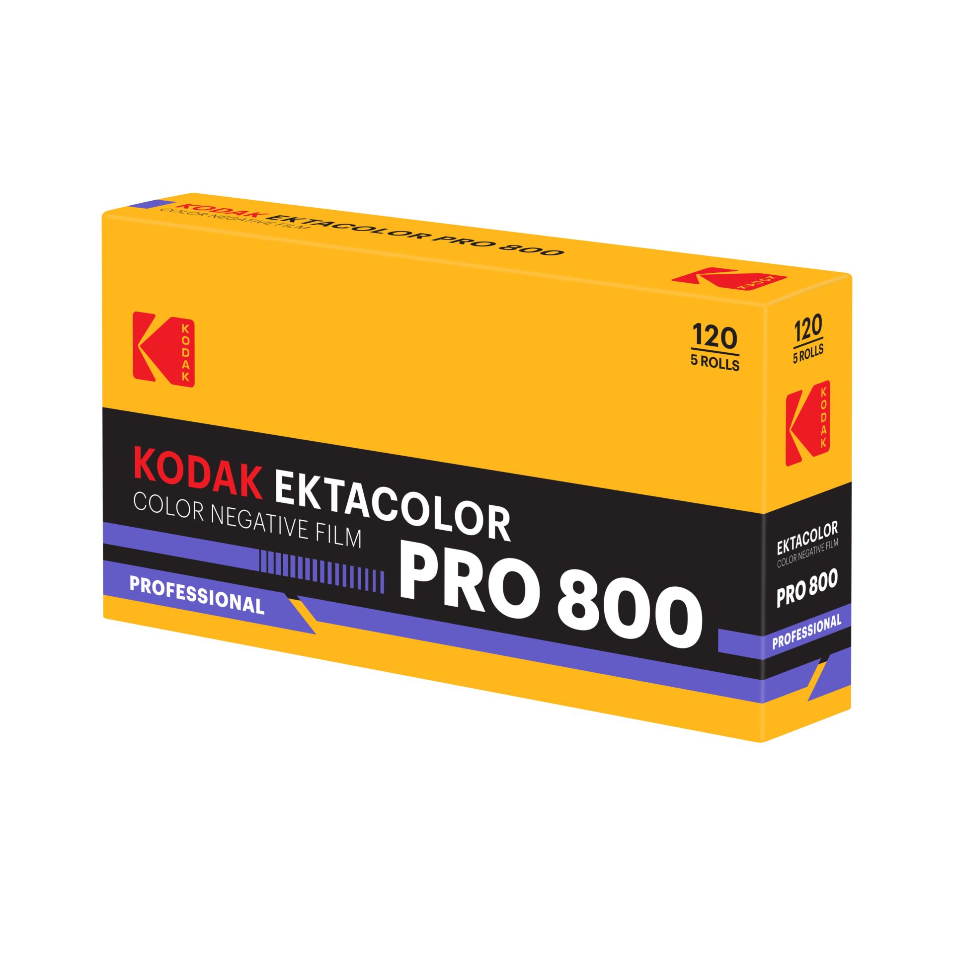 Kodak, Ektacolor, Pro 800, Farbiges Negativfilm, Professionell