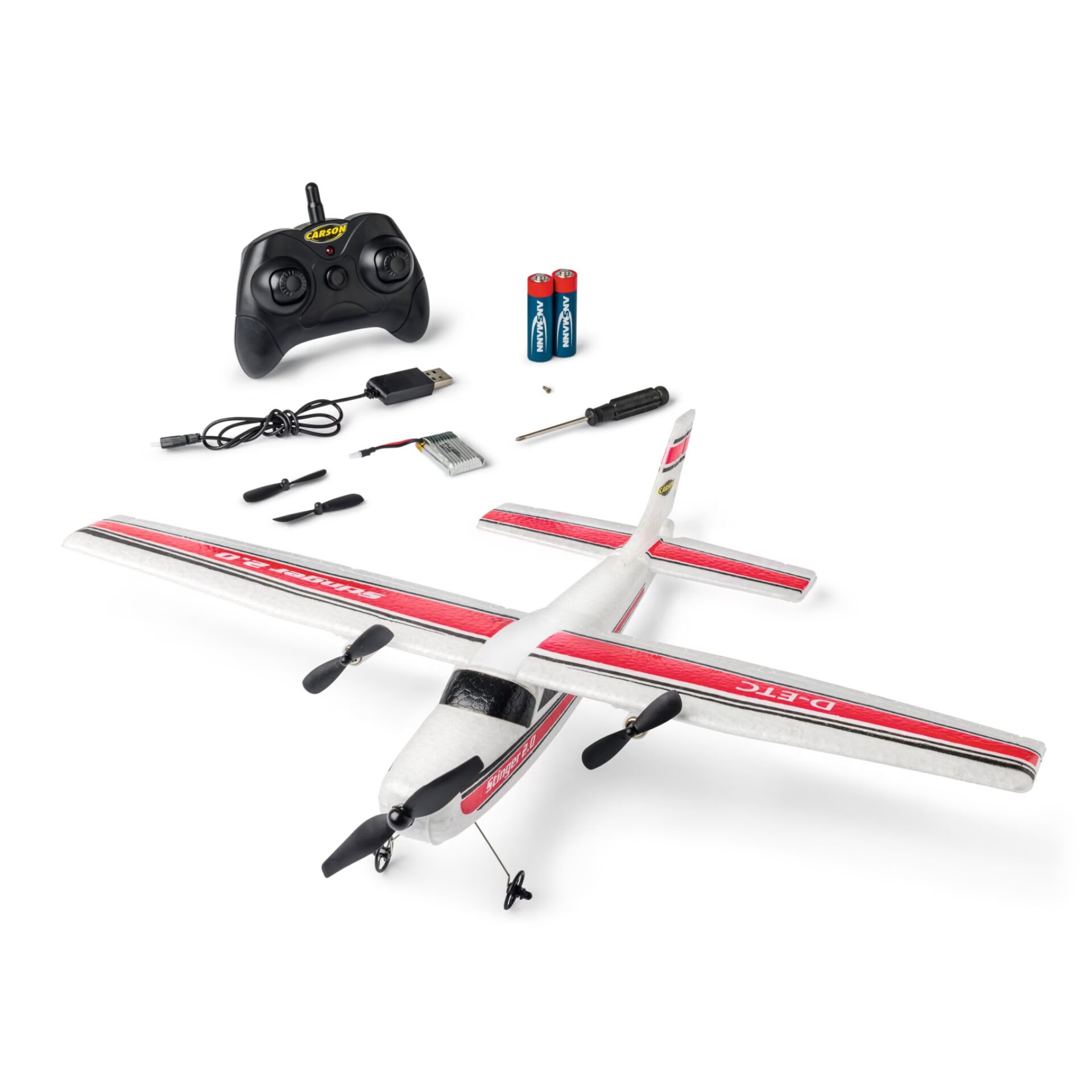 Fernbedienung, Batterien, Modellflugzeug, Elektroflugzeug, Flugzeug