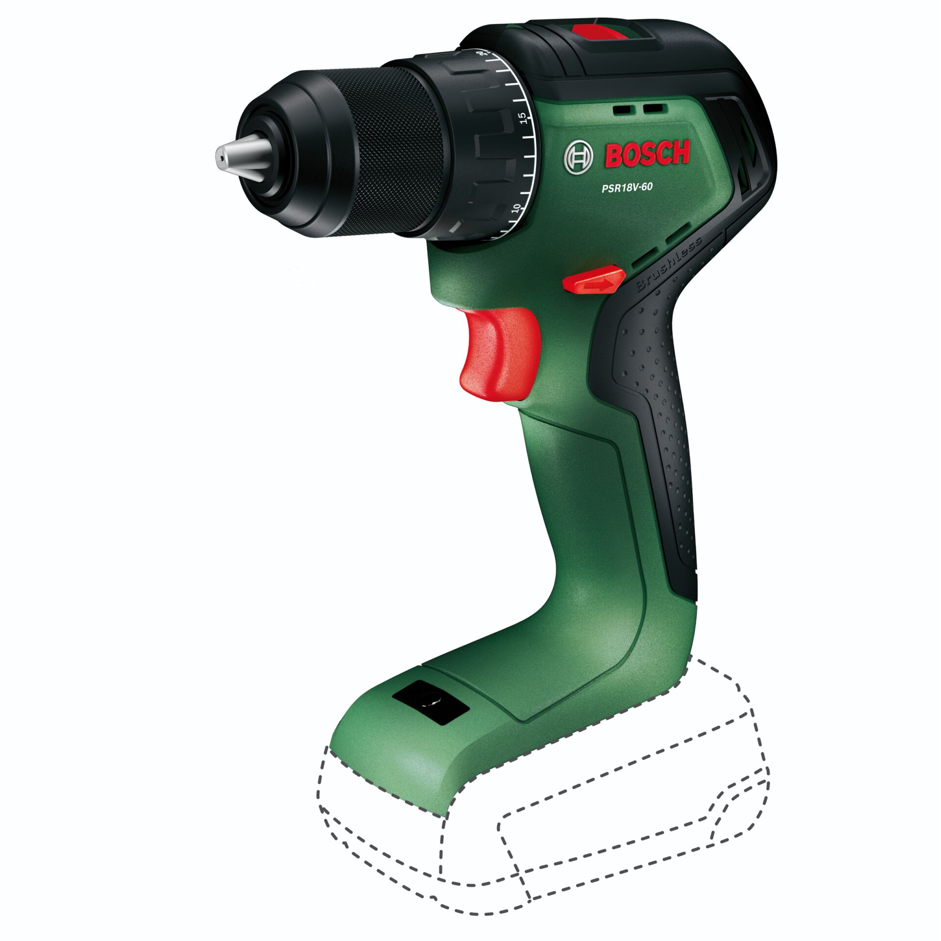 Akkuschrauber, Bohrmaschine, Grün, Schwarz, BOSCH