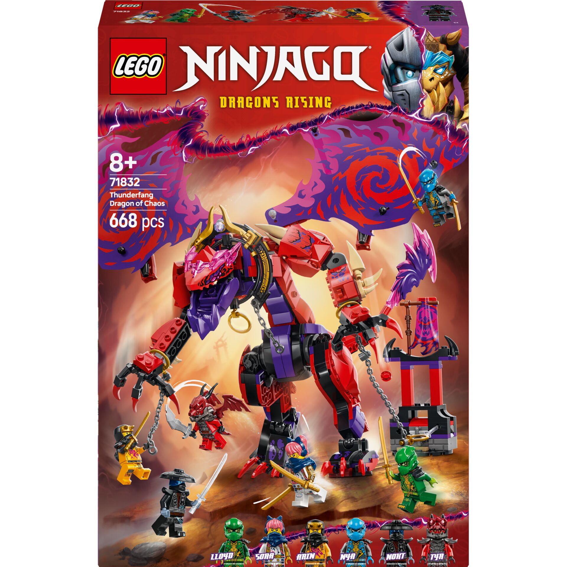 Ninjago, Drache, Figur, Lego-Set, 668 Teile