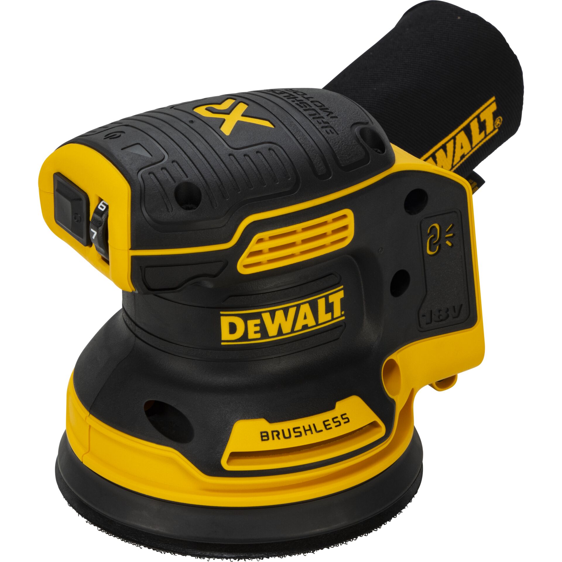 Akku-Schleifer, Schleifer, Kompakt, Brushedless, 18V, Akku-Schleifer, Exzenterschleifer, Dewalt, Brushed, Vibratorisch