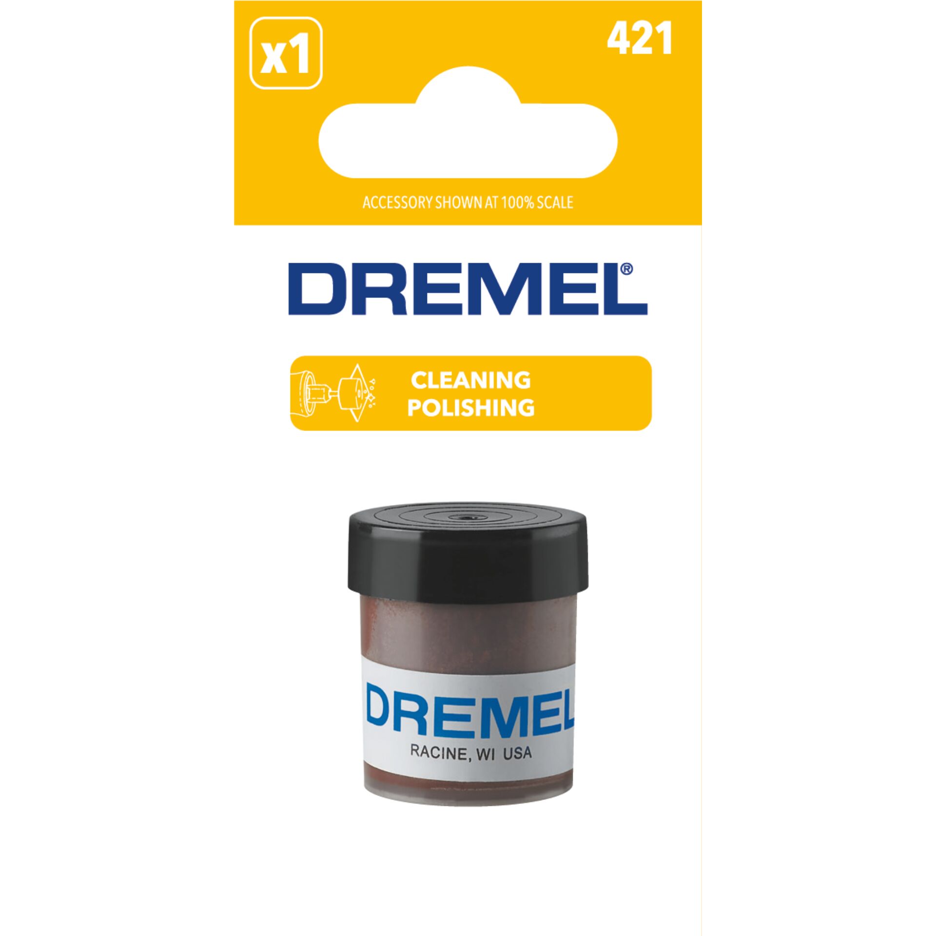 Reinigung, Polieren, Pulver, Braune Paste, Dremel Zubehör