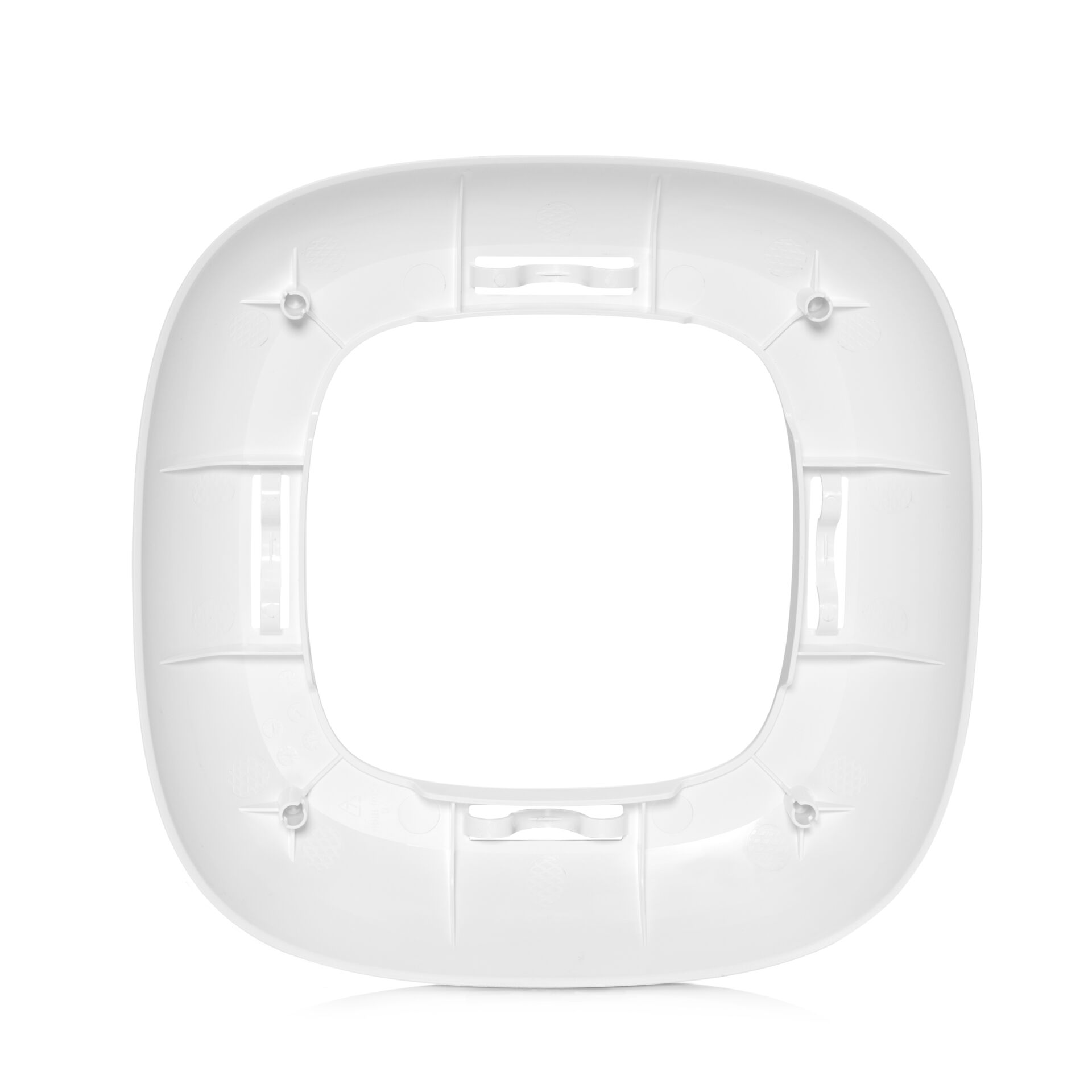Toilettensitz, Weiß, Quadrat, Hartplastik, Montagehalterung