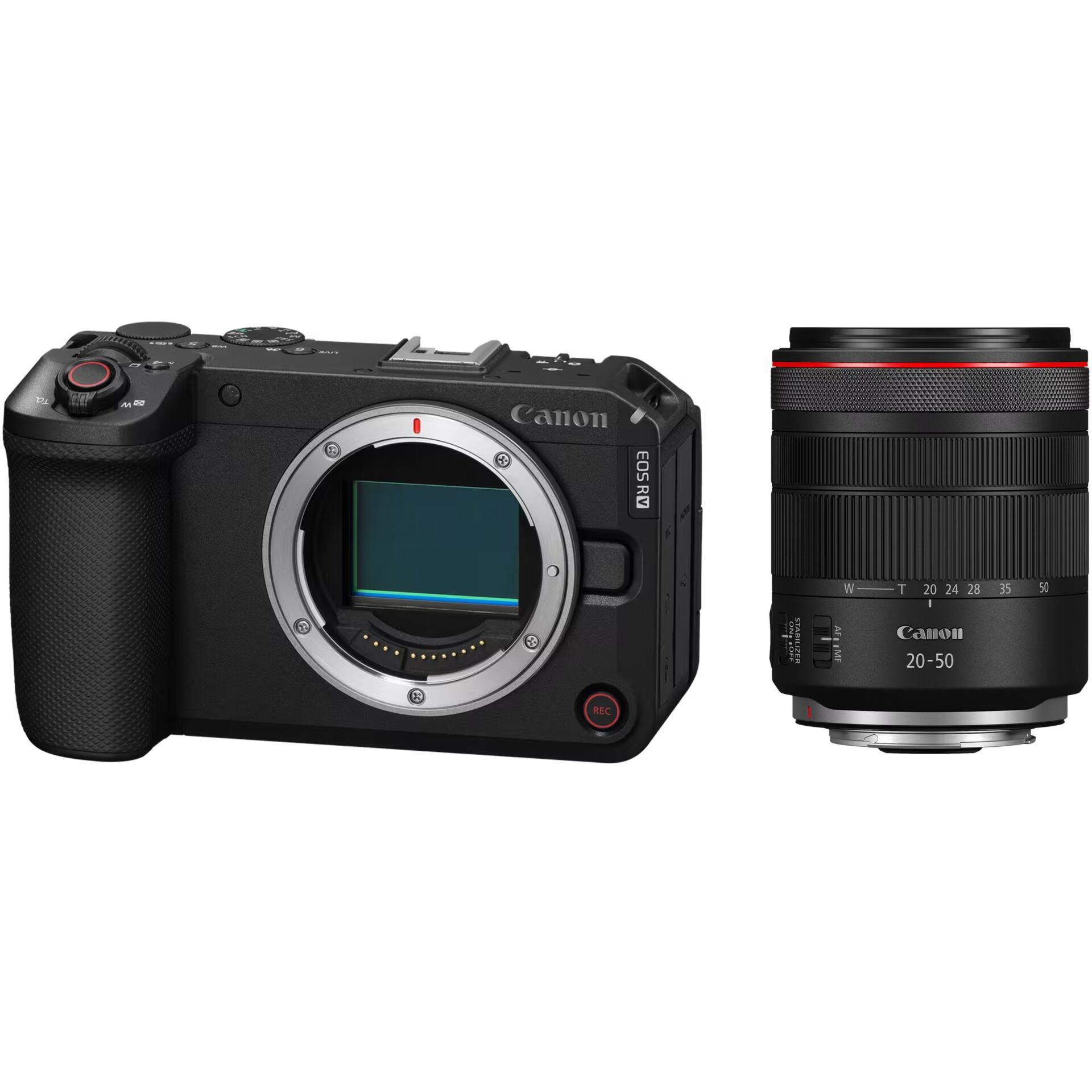DSLR, Canon, Kamera-Körper mit Objektiv, Wechselobjektiv, Spiegelreflexkamera