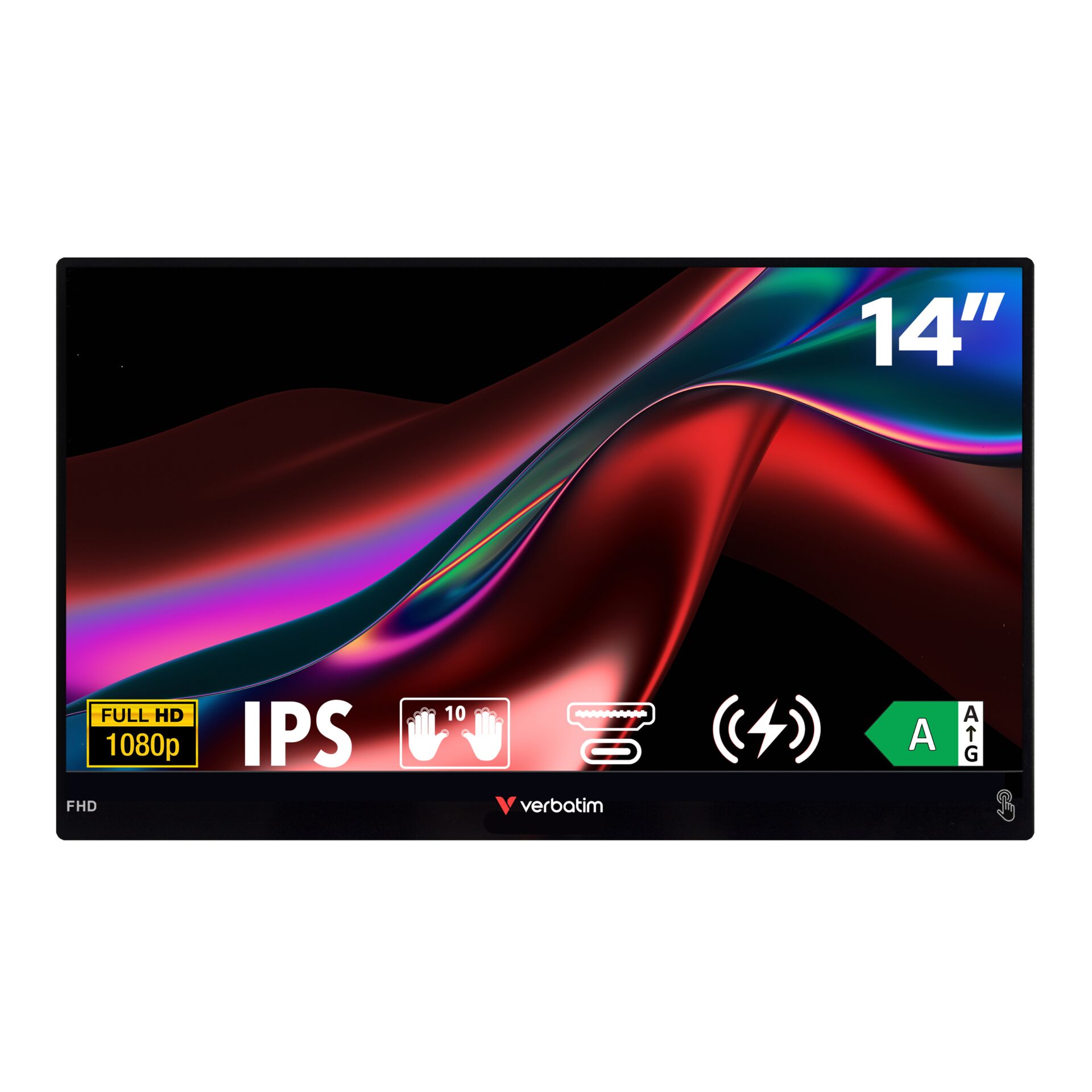 14 Zoll, Monitor, IPS, Full HD, Touch
