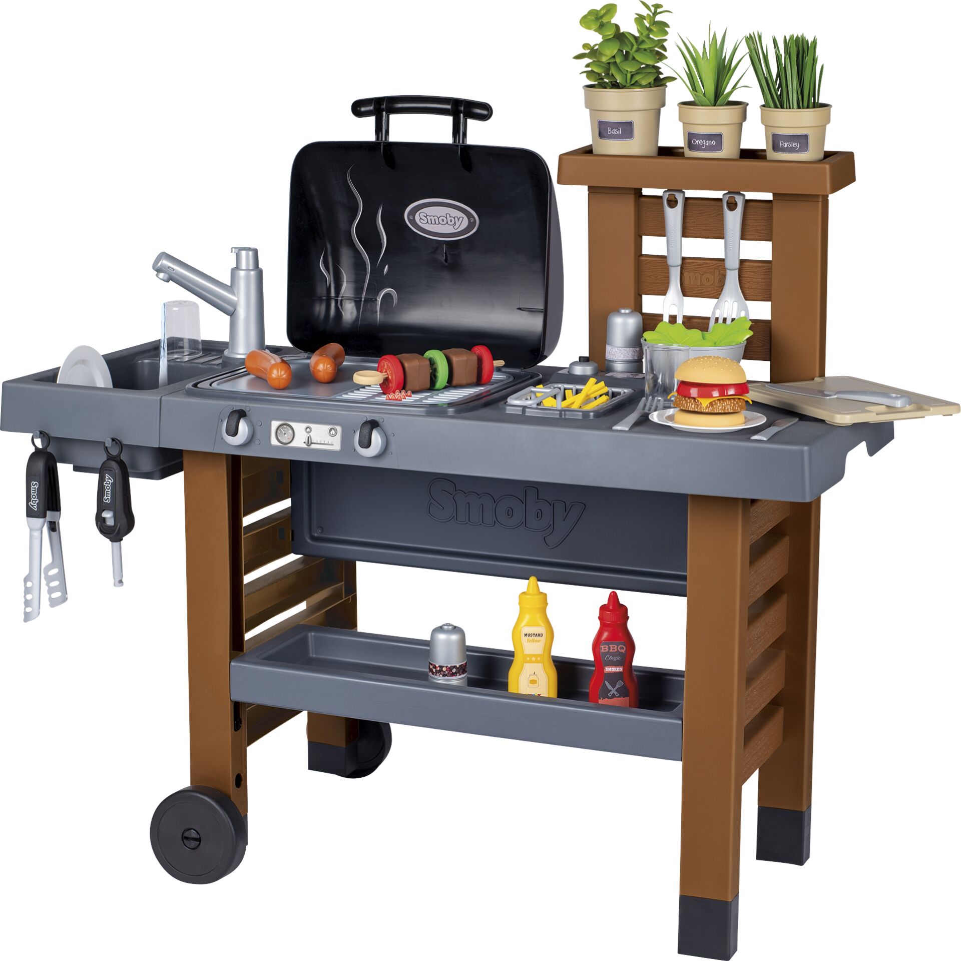 Bbq, Grillen, Burger, Tabelle, Pflanze