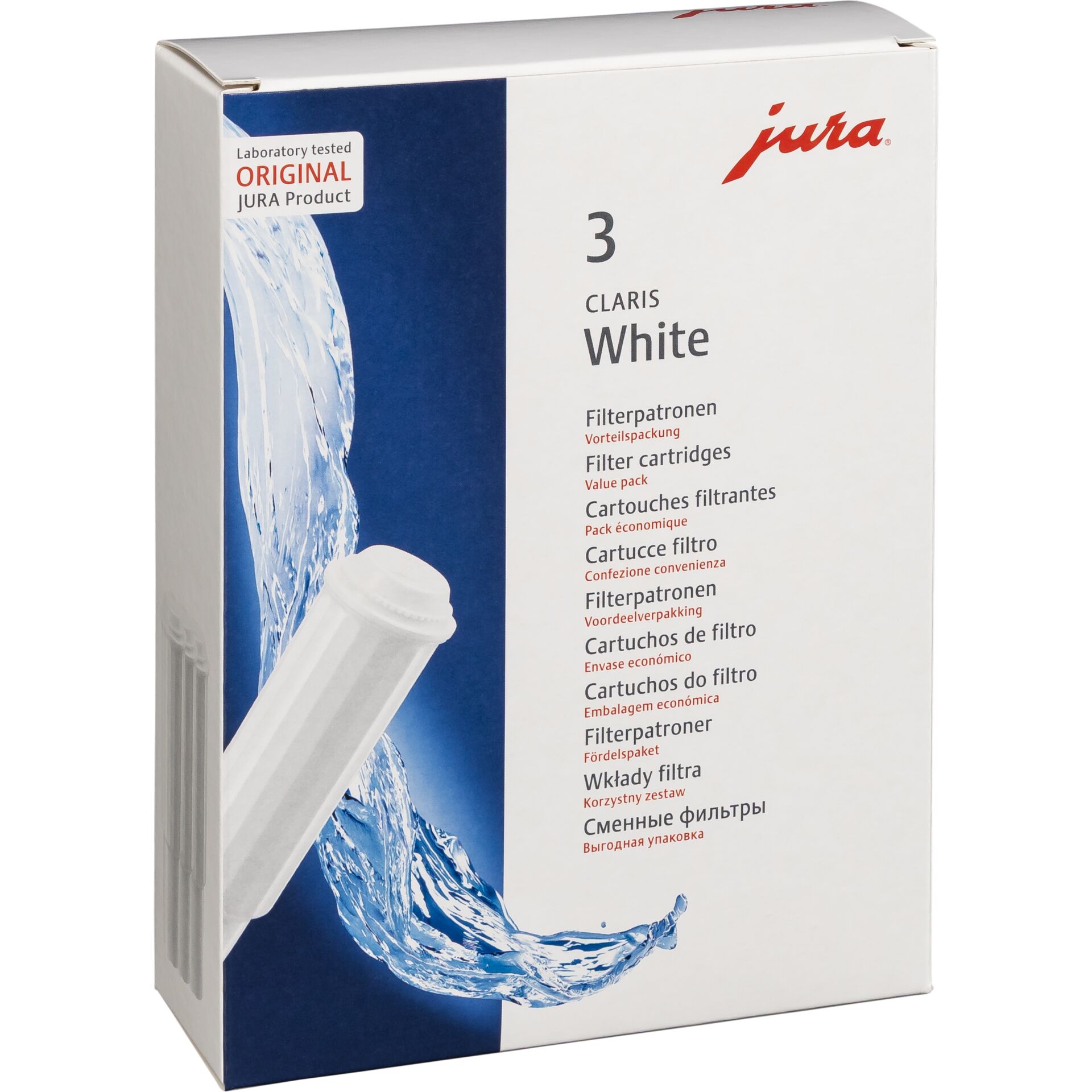 Filterpatronen, Weiß, Karton, Wertpack, Jura