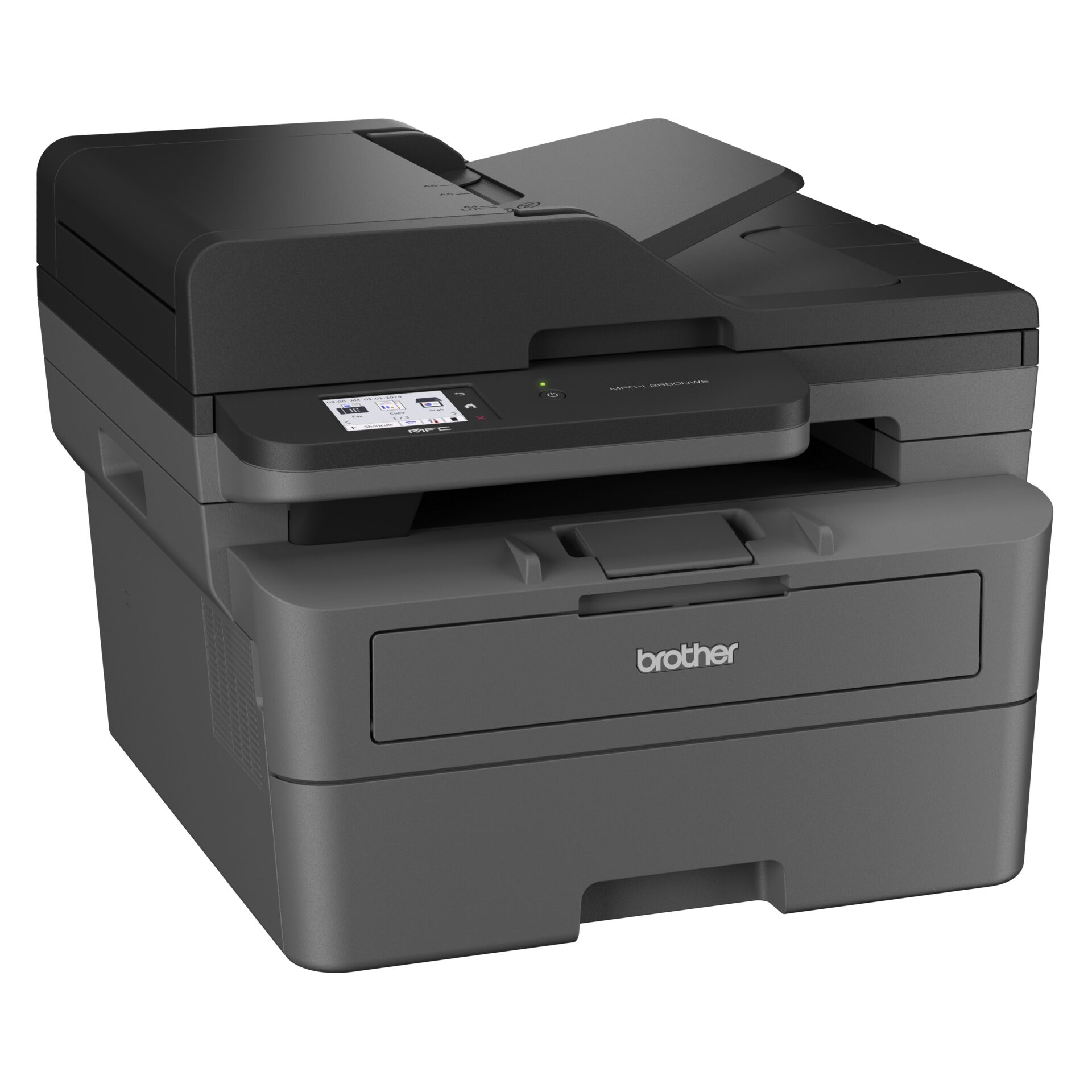 Drucker, Laserdrucker, Brother, Multifunktionsdrucker, Schwarzgrau