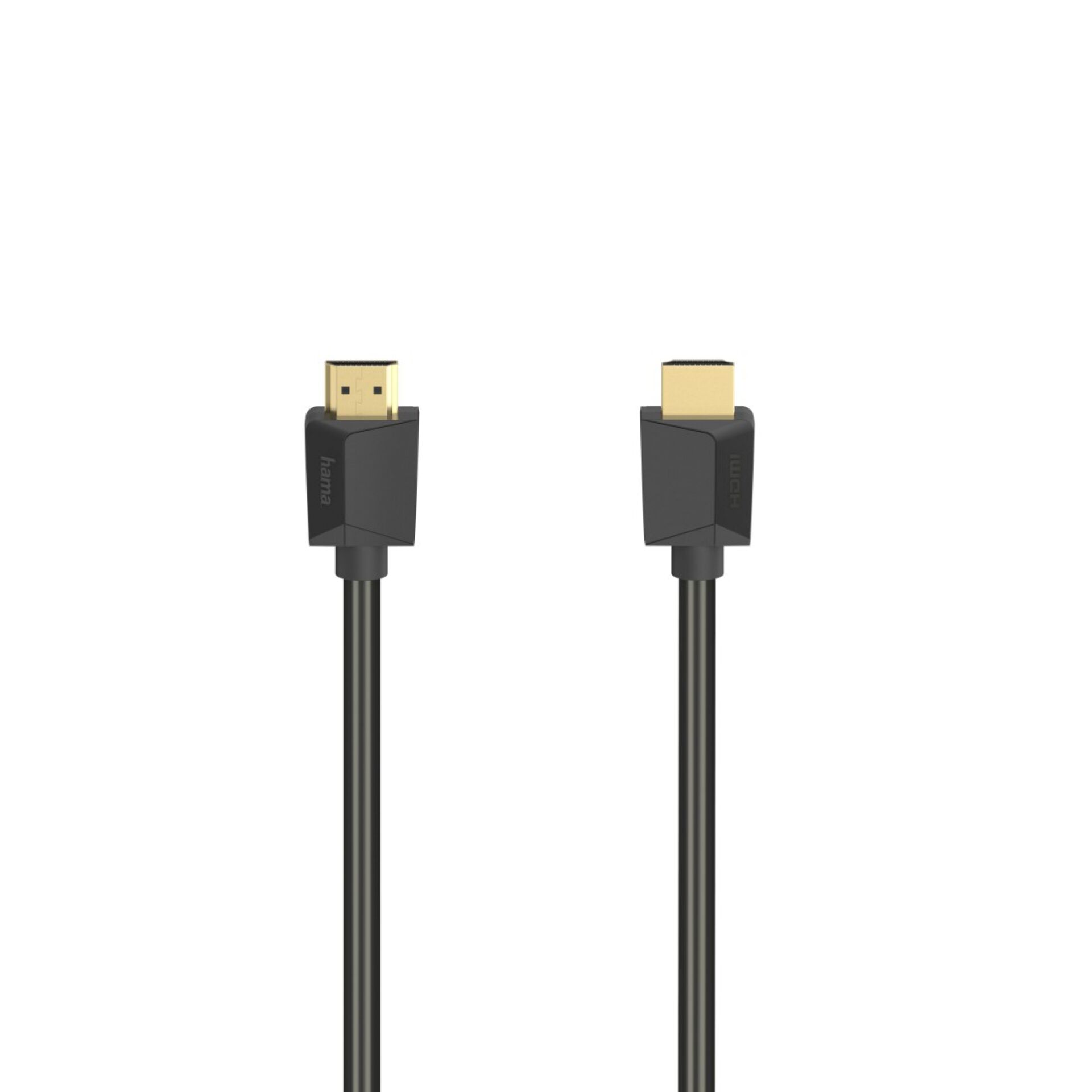 HDMI, Kabel, Rechtswinkel, Goldbeschichtet, Schwarzes Kabel