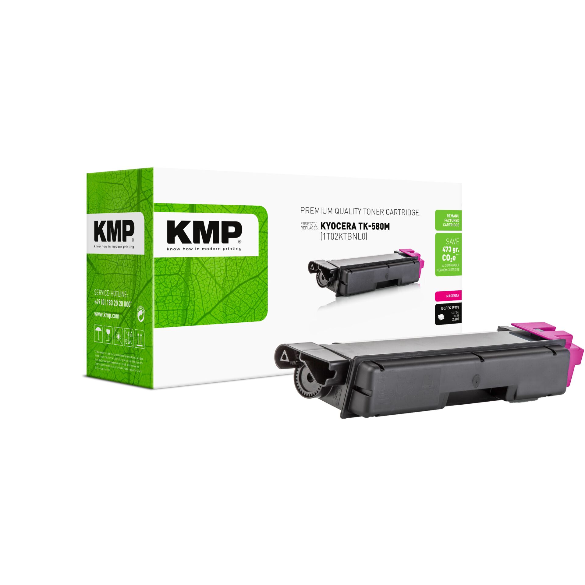 Adapter, Elektronik, Computer-Ausrüstung, Computerausrüstung, Rad, Tonerpatrone, KMP, Magenta Toner, Toner Refill, Kompatibel TK-580M