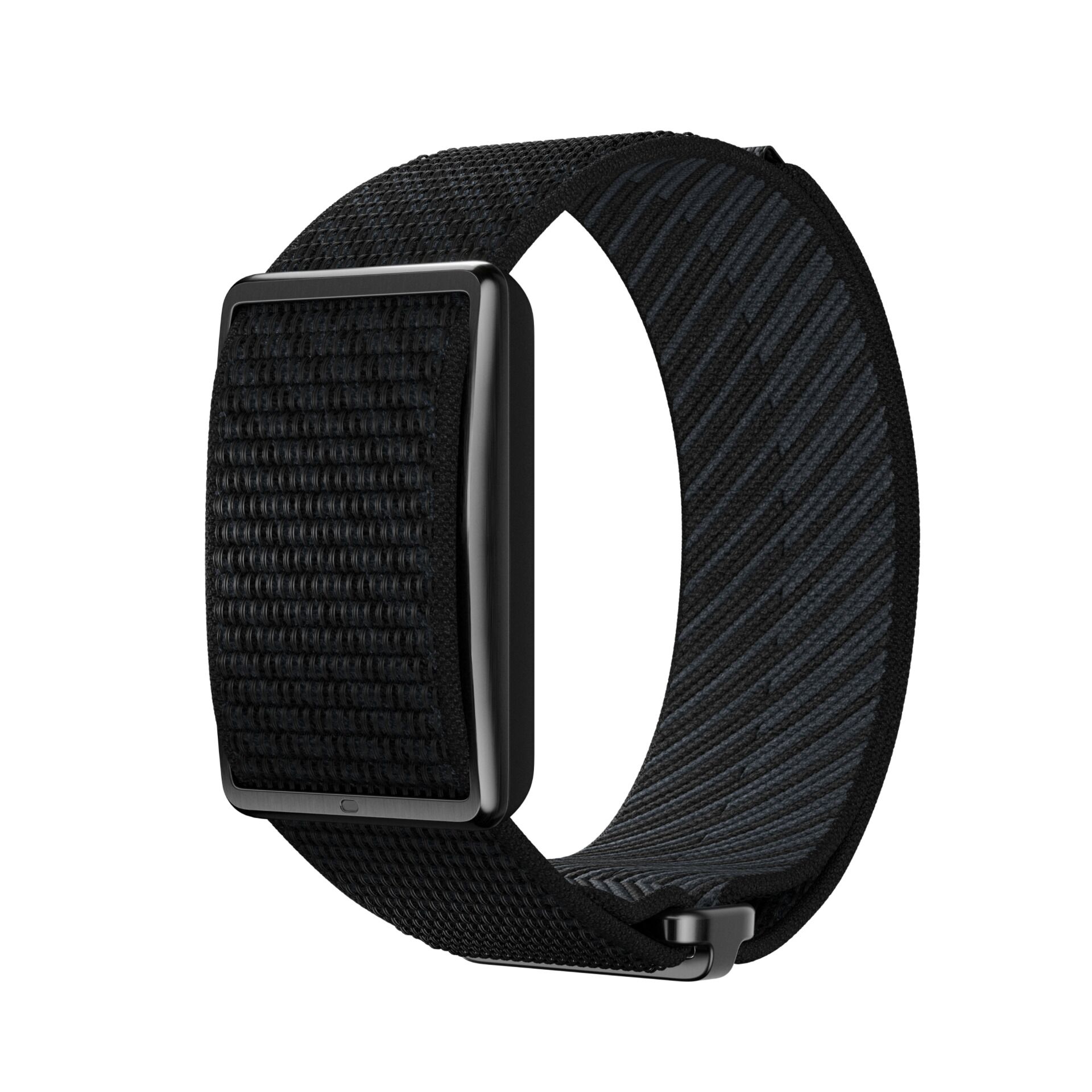 Armband, Smartwatch-Band, Nano-Snap, Schwarz, Mesh-Armband