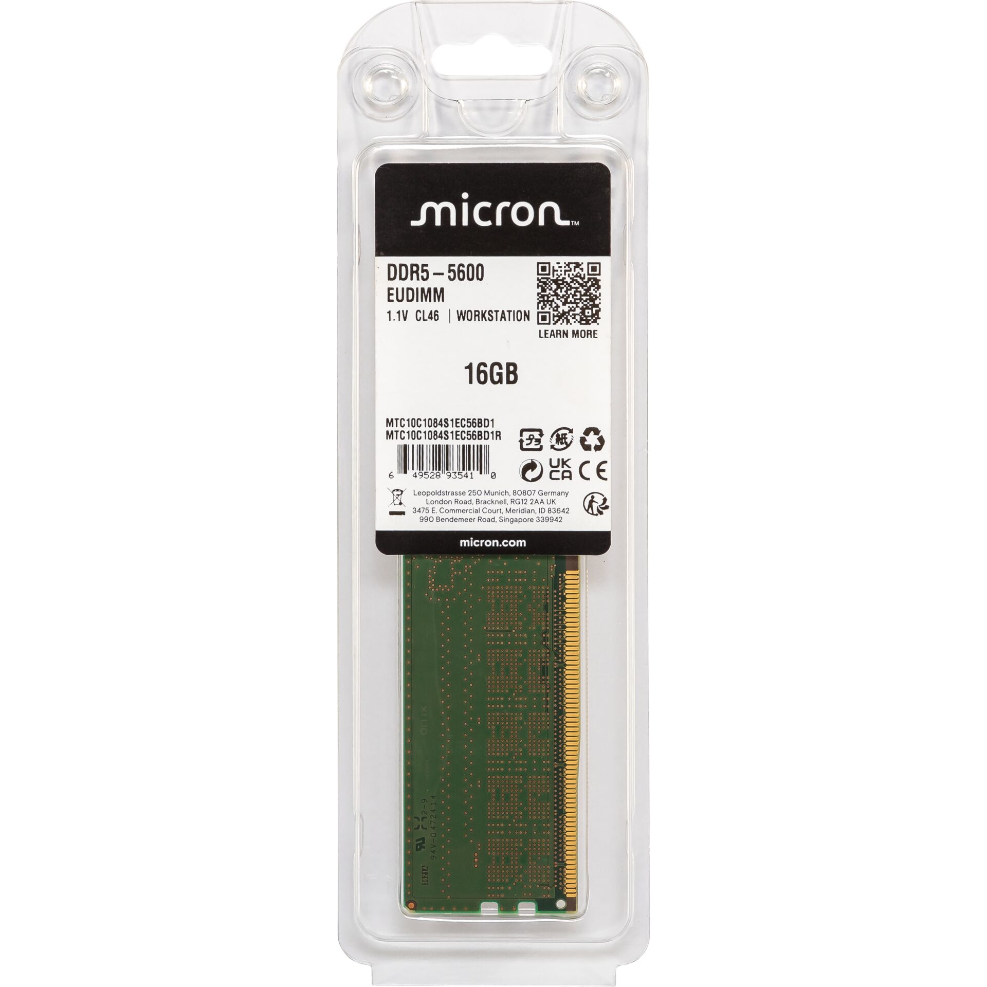 RAM-Stick, DDR5-5600, 16GB, Speicher-Modul, RAM-Riegel