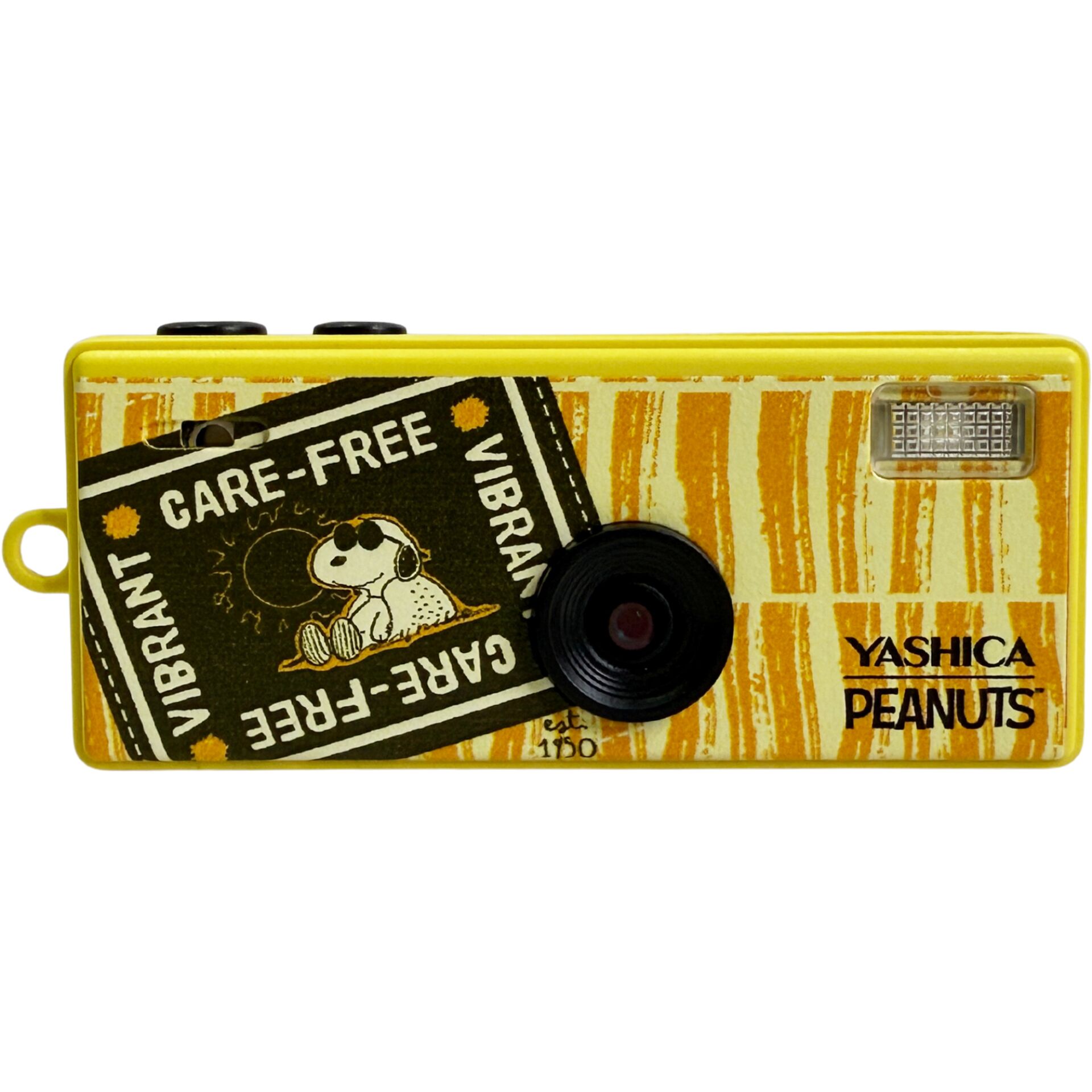 kamera, fabrik, peanuts, yellow, vintage