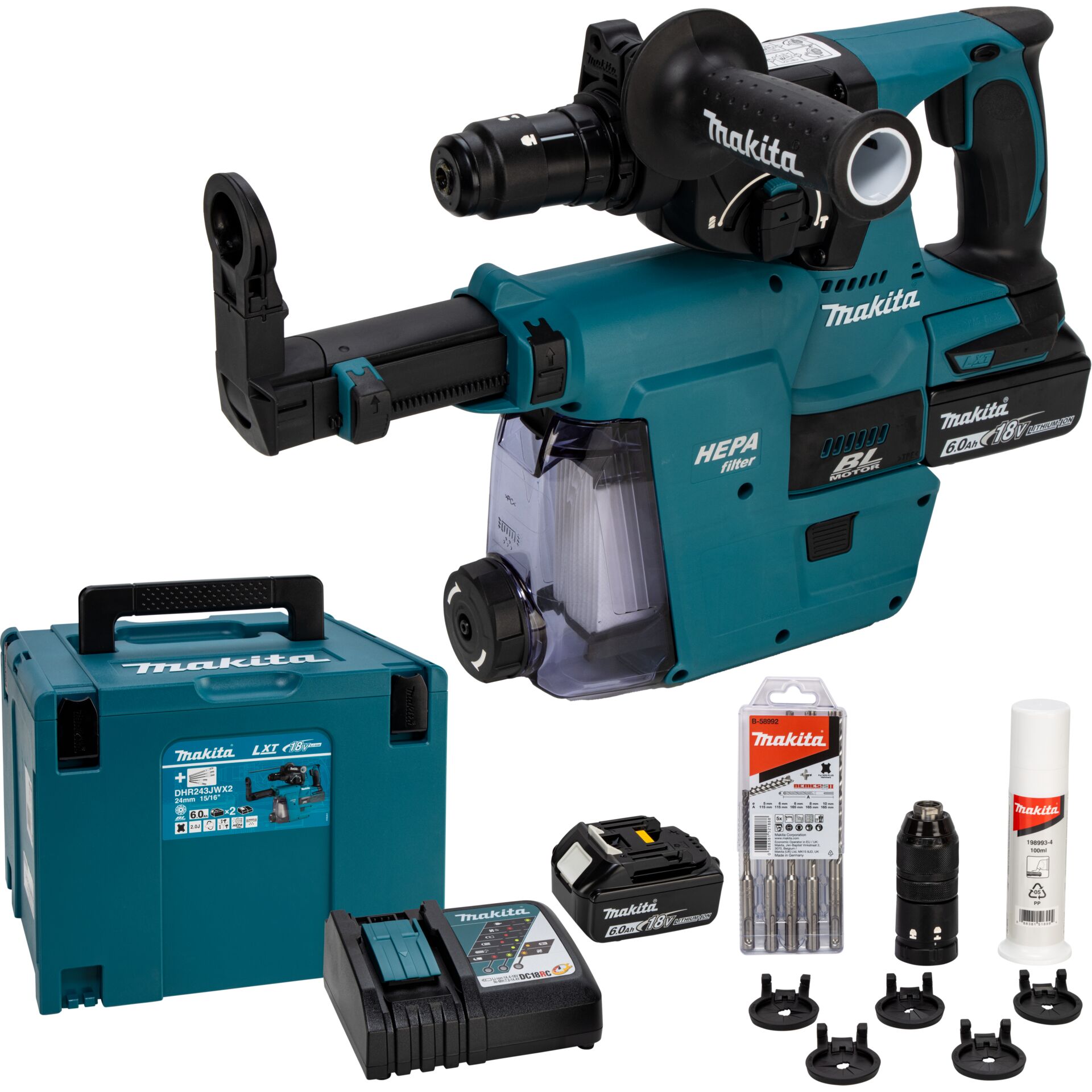 Akku-Bohrmaschine, Schlagbohrmaschine, 14.4V/18V, Makita, Schaftadapter, Akku-Bohrhammer, Akku-Bohrhammer, ?, ?, ?